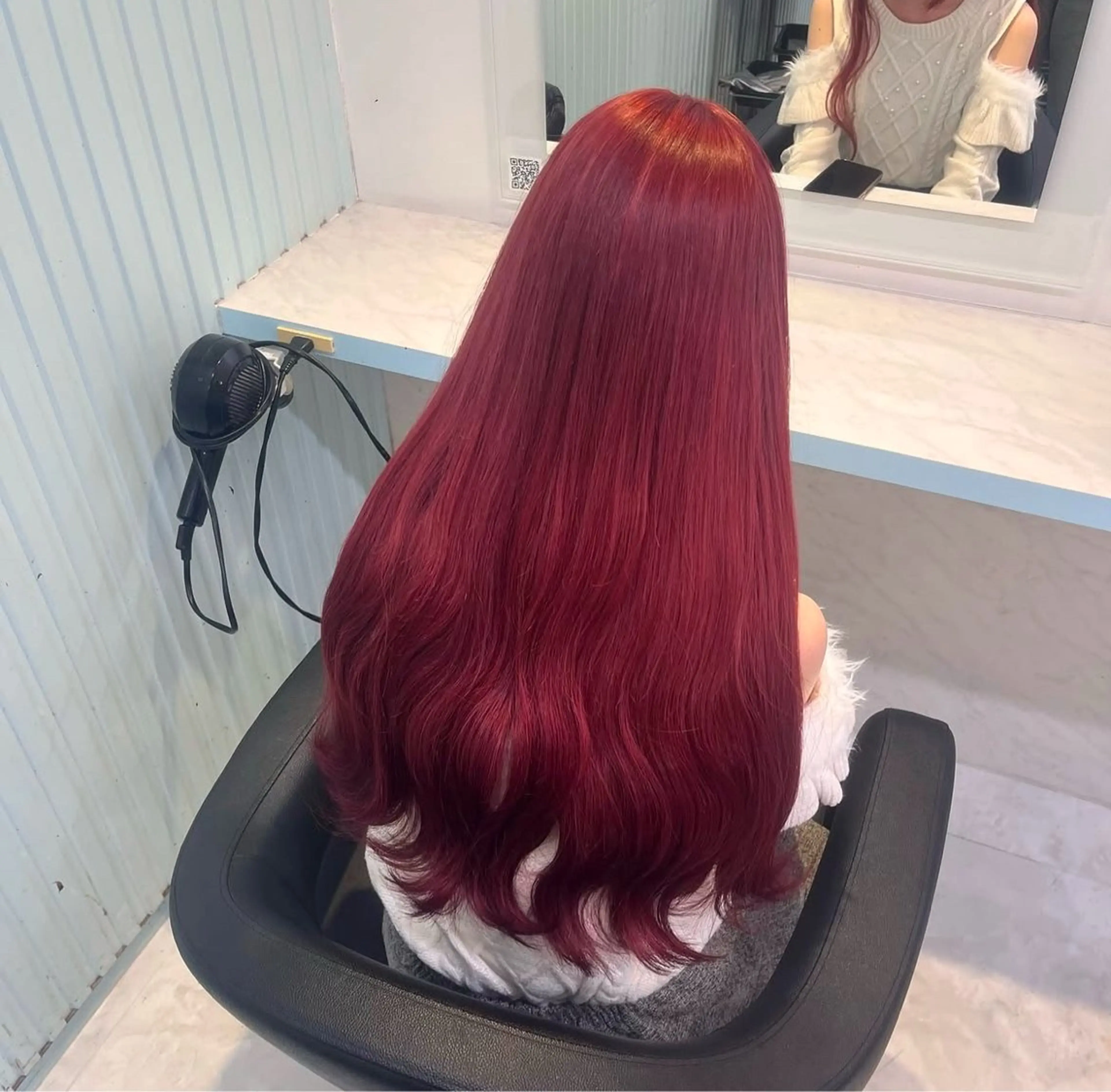 ロング ヘアカラー トリートメント ヘアセット NANA💓韓国ヘア /レイヤー/暖色💓のヘアスタイル