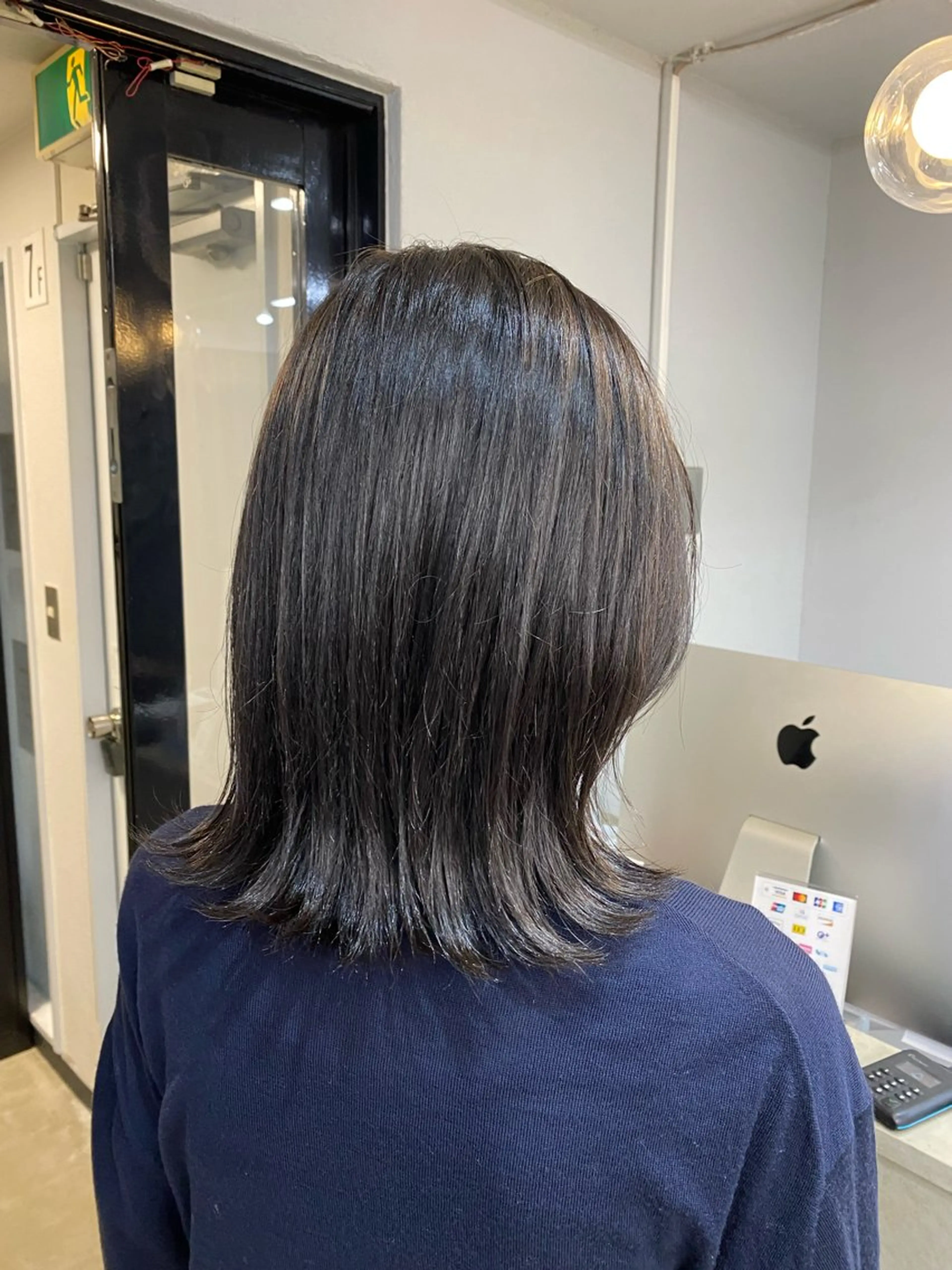 ミディアム カラー アッシュ アッシュグレー 透明感カラー カット ヘアカラー トリートメント レイヤー×髪質改善✨ 渋谷/佐藤侑哉のヘアスタイル