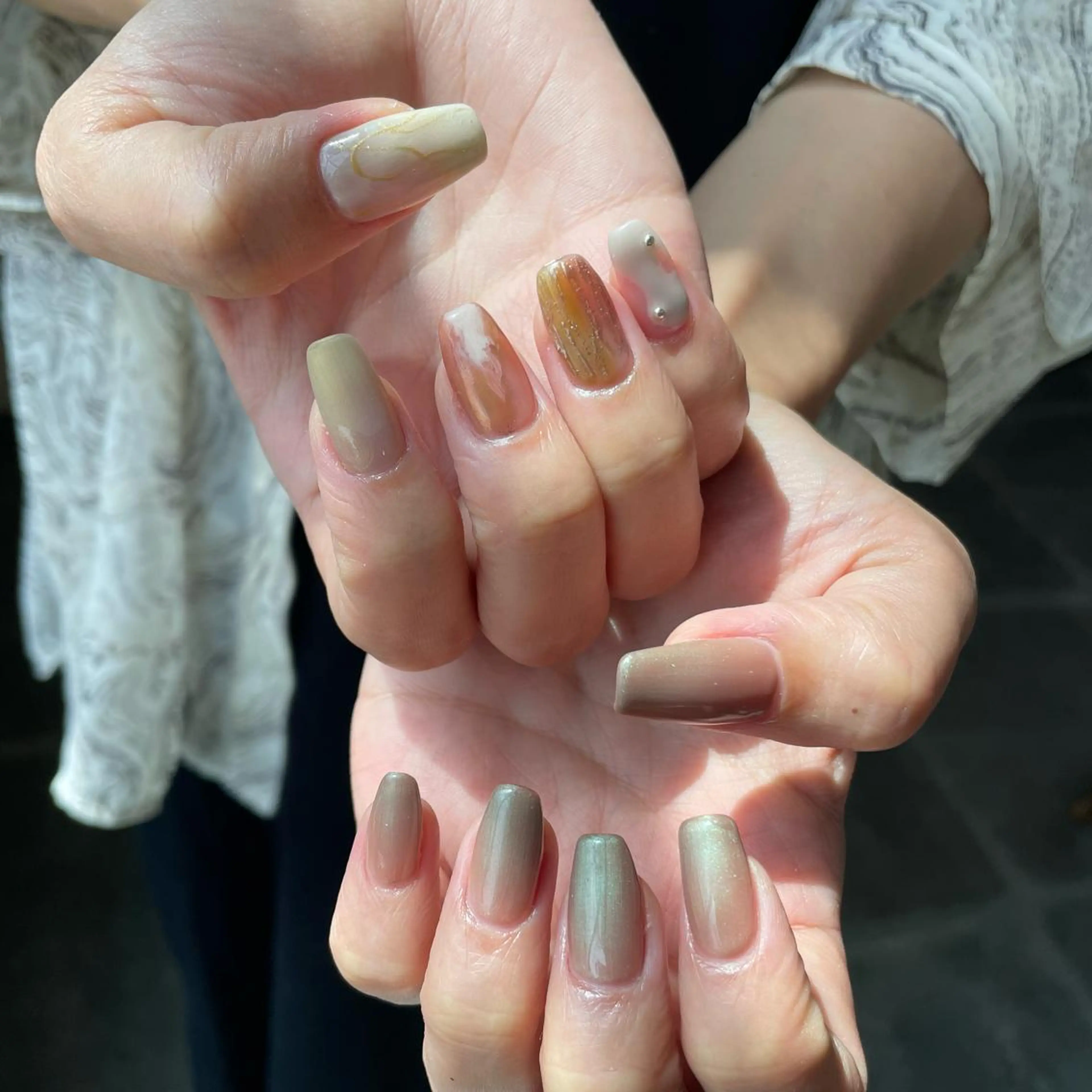 ネイル シンプルネイル SOL　nail イマナカのネイルデザイン