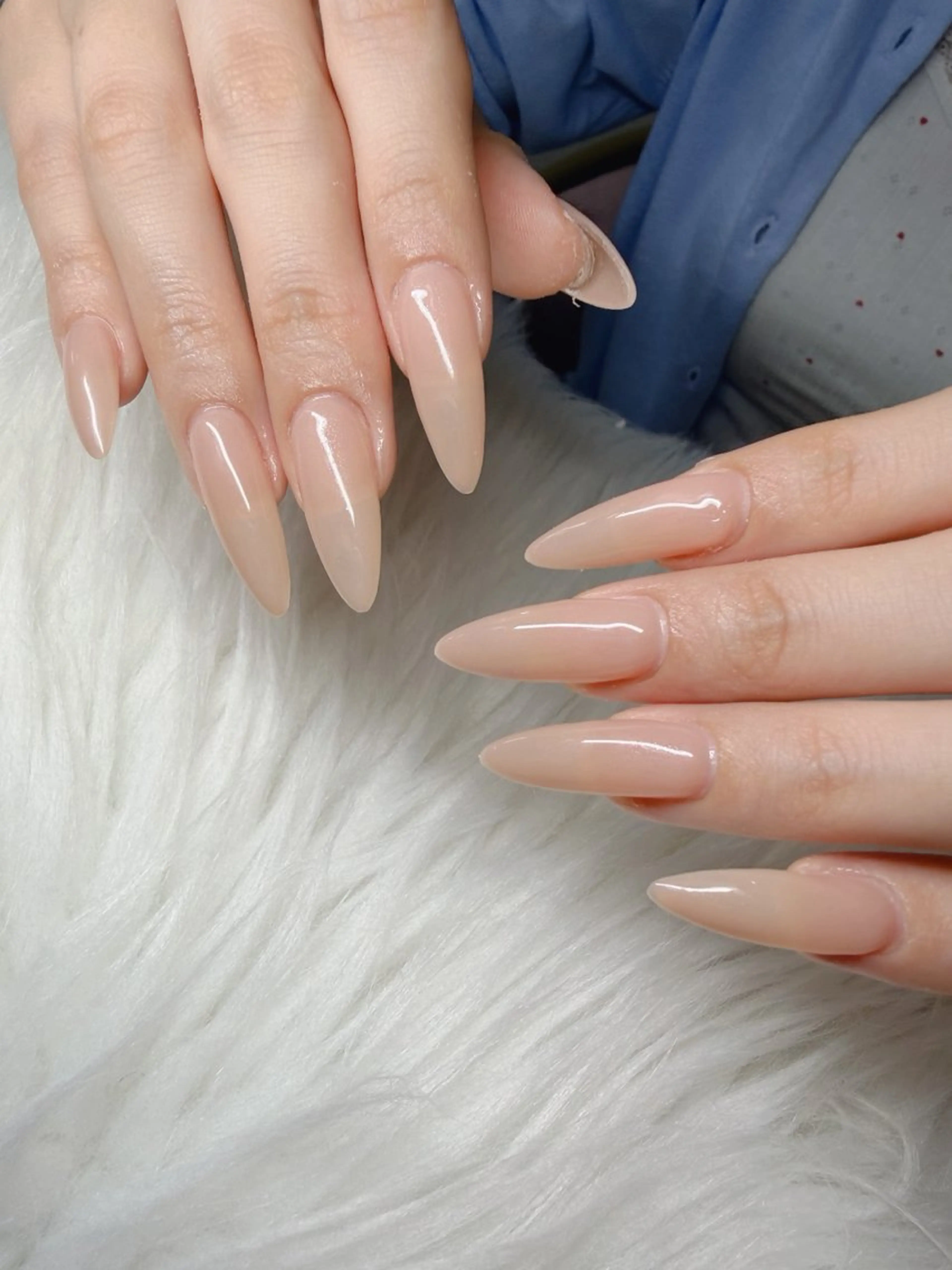 ネイル 長さ出し グラデーション 卒業式 キラキラネイル マグネットネイル Lee Nailsのネイルデザイン