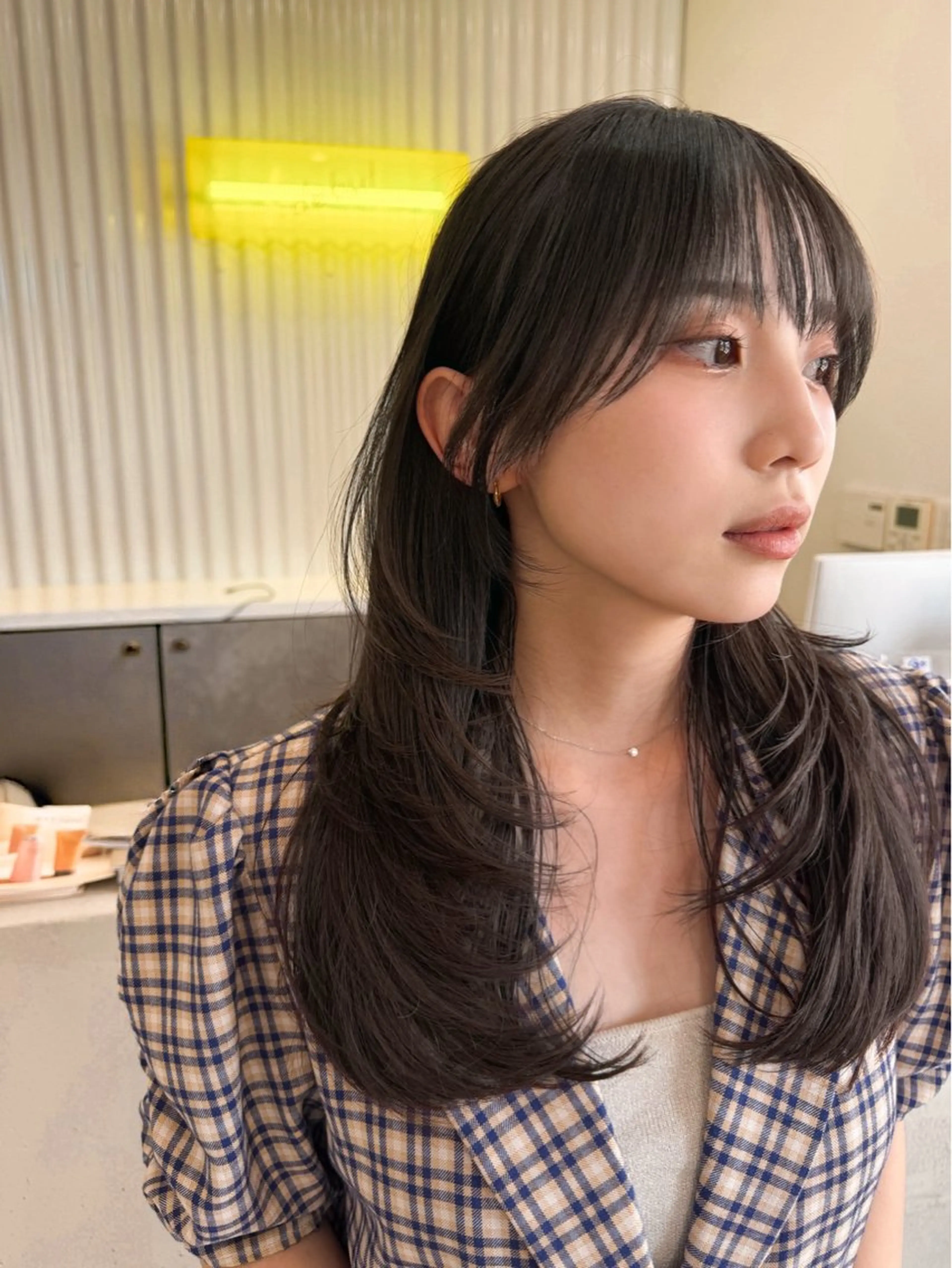 カラー ベージュカラー オリーブベージュ ヘアカラー トリートメント 古堅 一正のヘアスタイル