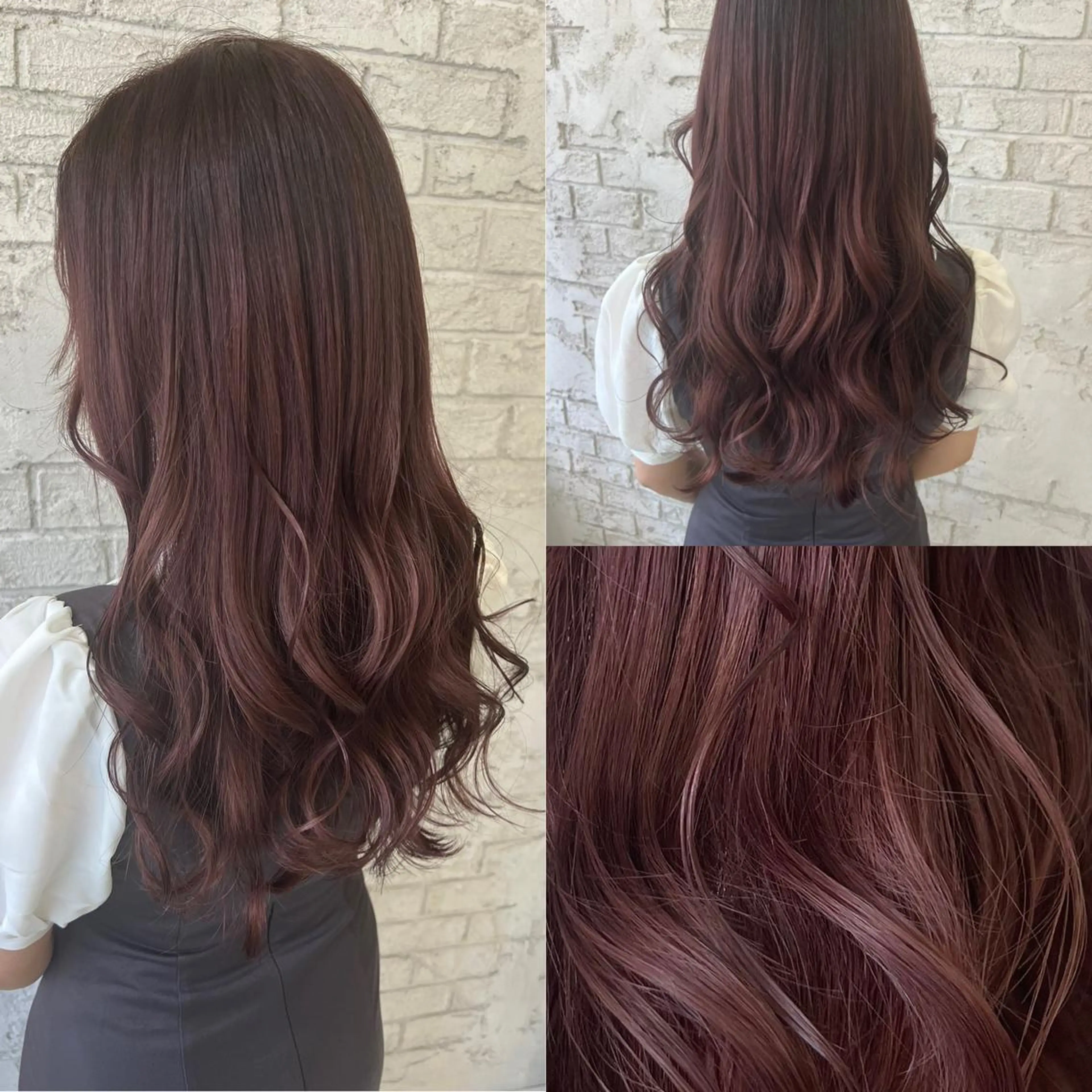 ロング カラー ヘアカラー エクステ&艶カラー 🎀YURINA🎀のヘアスタイル