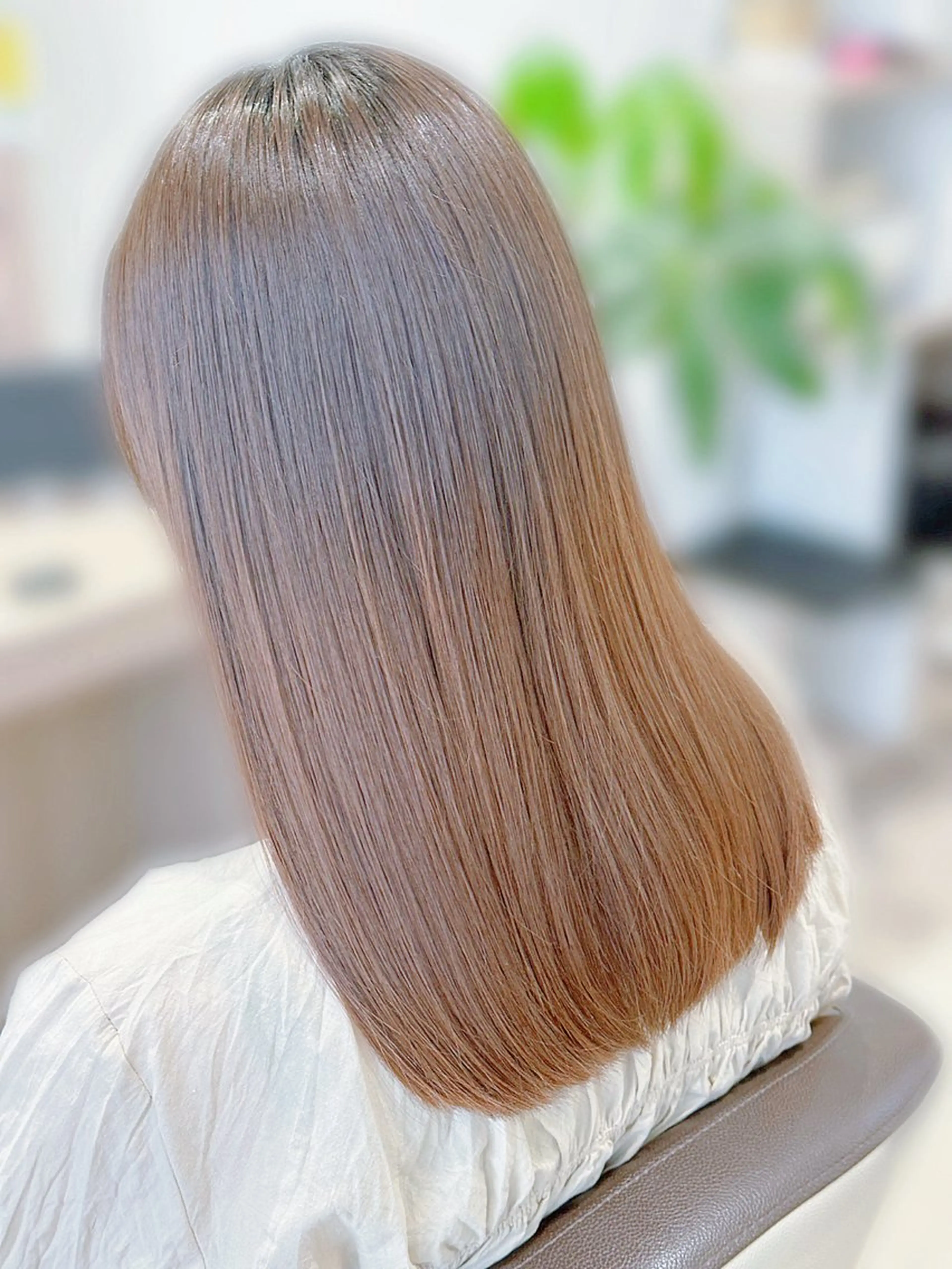 ロング カラー カット ヘアカラー トリートメント 遠藤 千陽のヘアスタイル