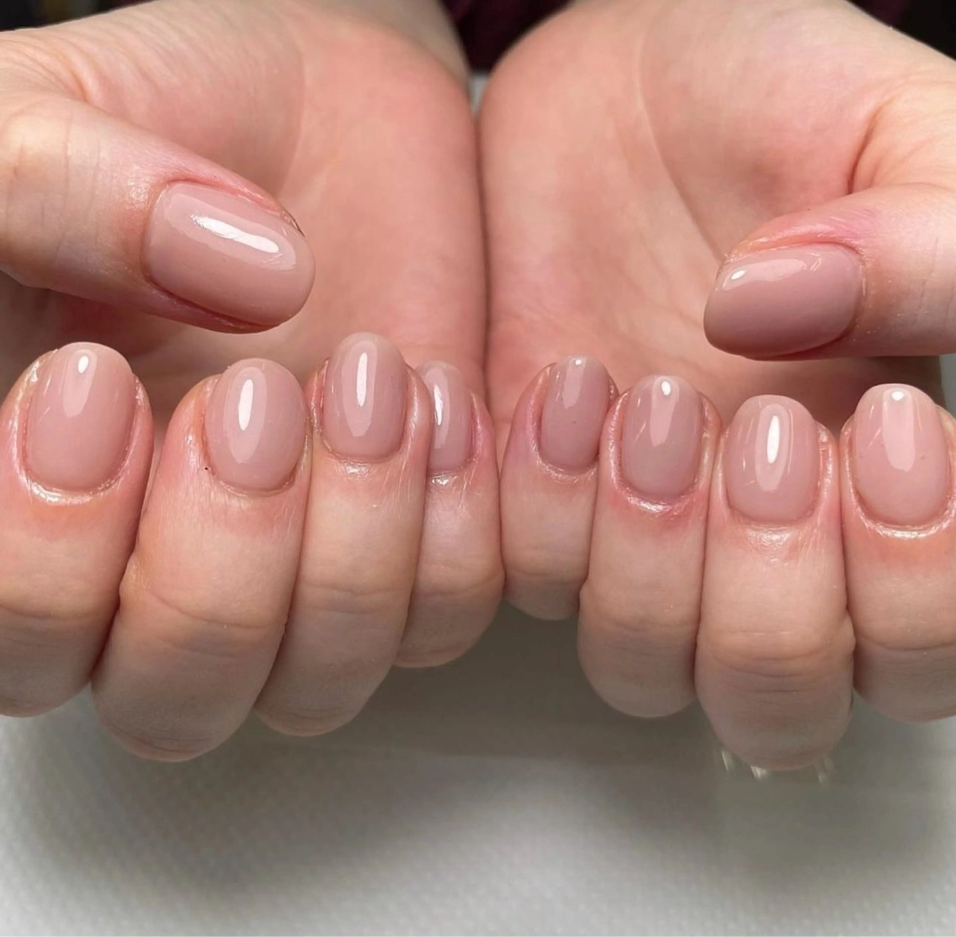 ネイル ワンカラーネイル 堀江 海外ネイルのネイルデザイン