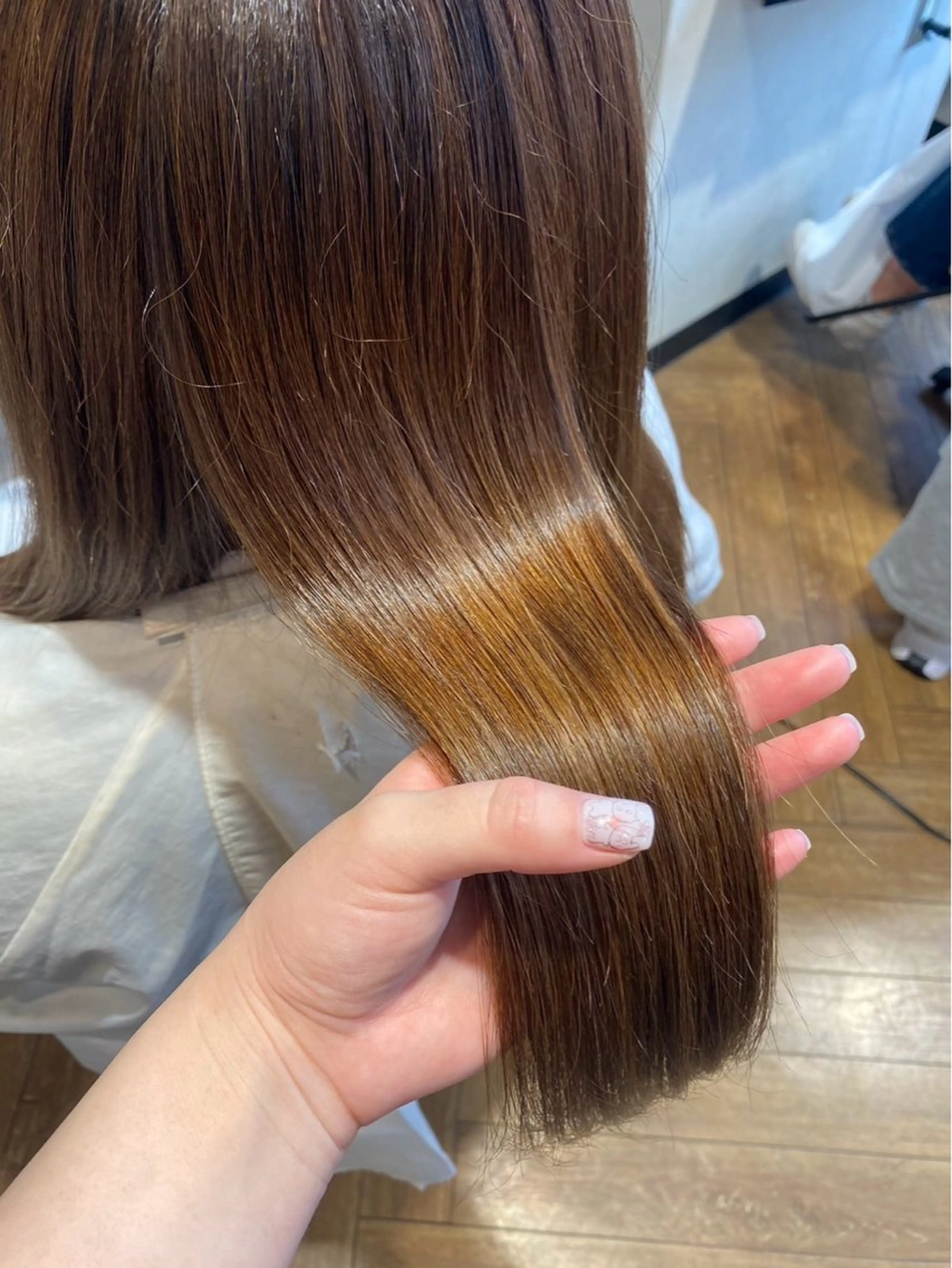 ロング カラー 愛　莉/大阪美容室 /ケア・艶カラーのヘアスタイル