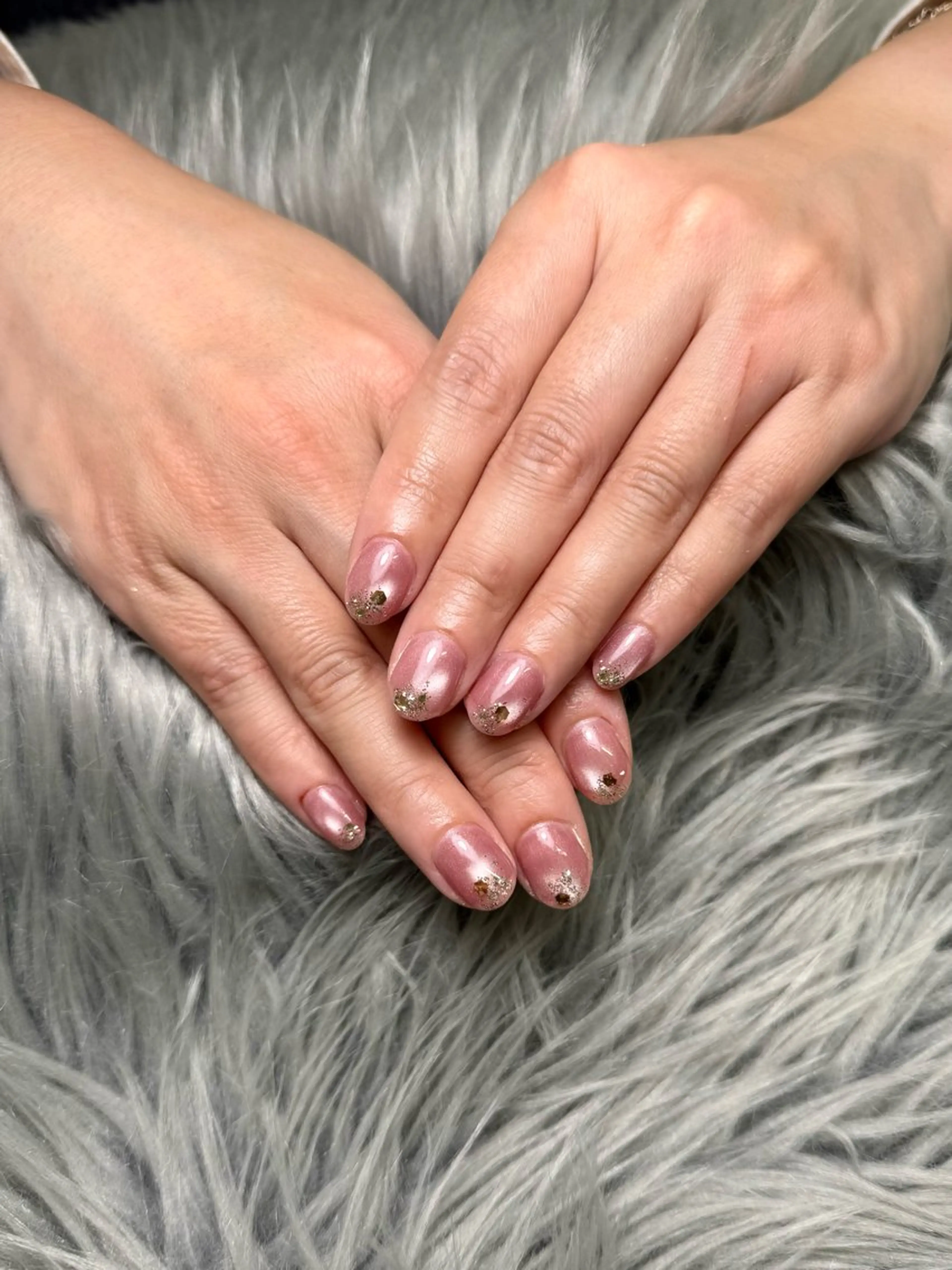 ネイル ラメ(グリッター) マグネットネイル ビー玉ネイル nail salon h🎀小夏のネイルデザイン