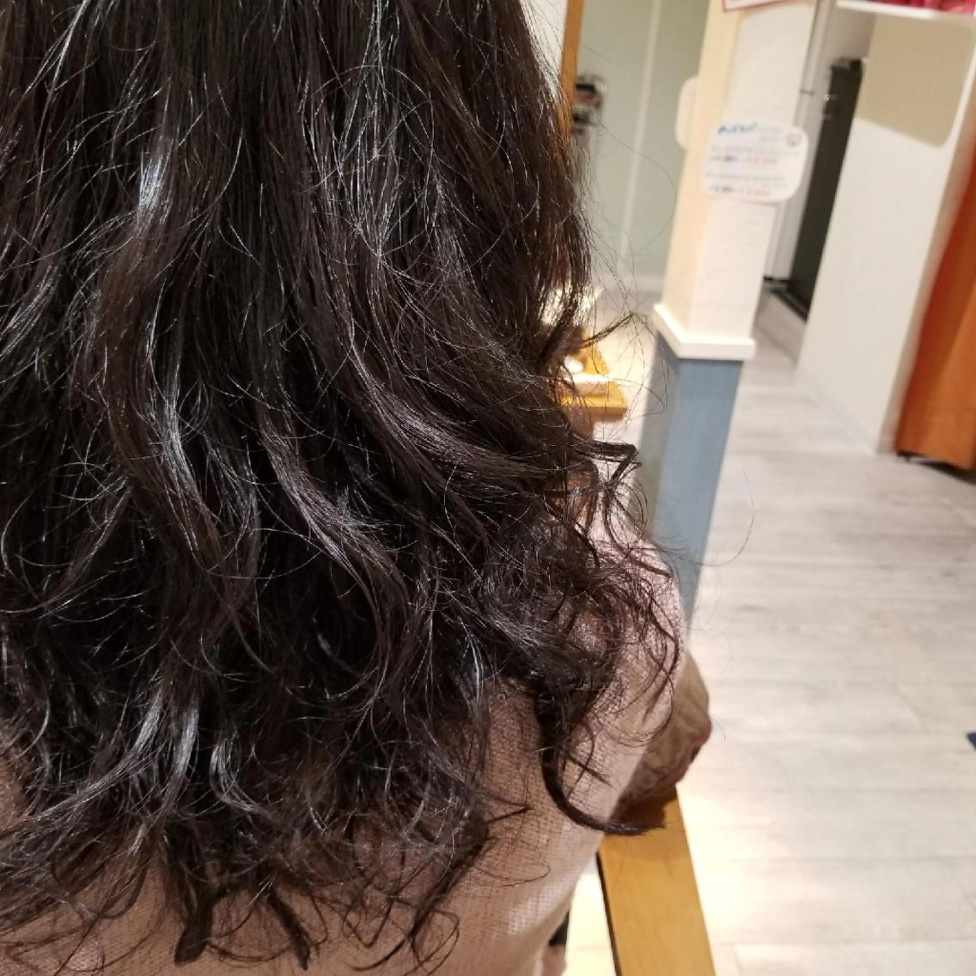 セミロング パーマ セミロングパーマ デジタルパーマ カット 縮毛矯正 SAKURA (サクラ)のヘアスタイル