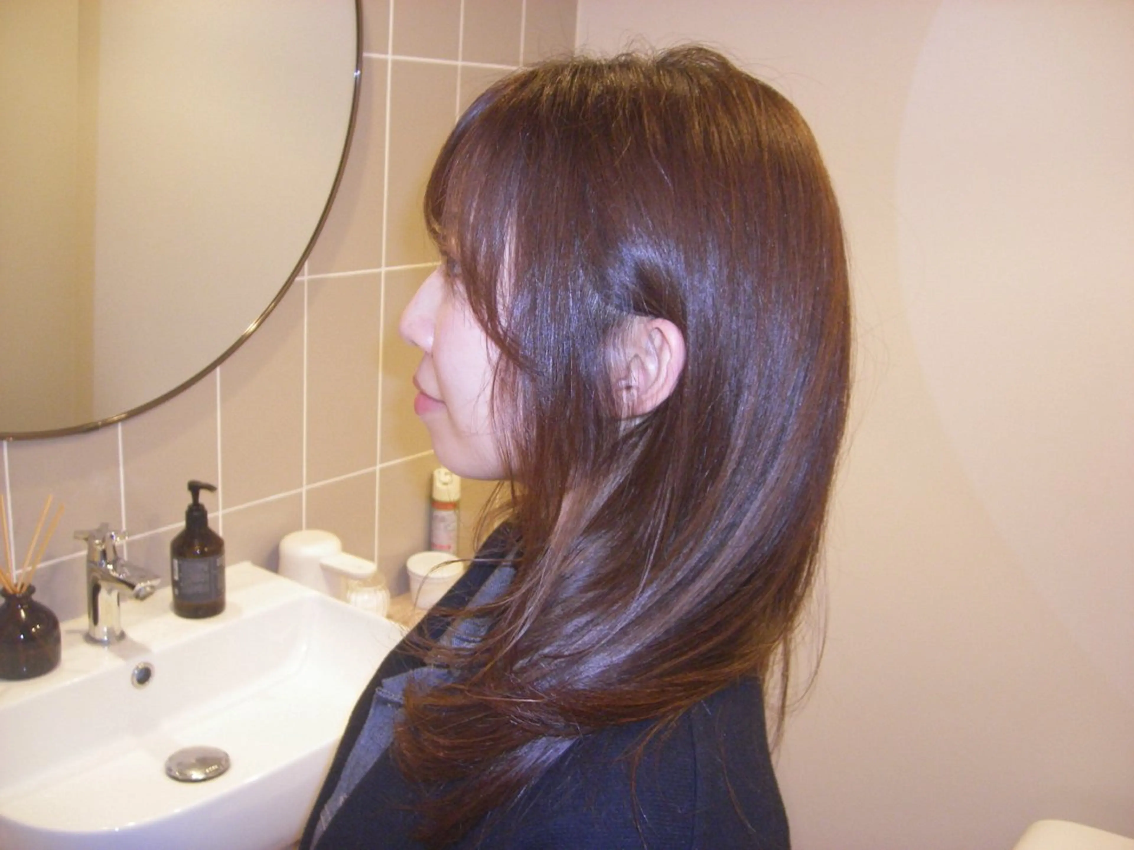 ミディアム 山本 あのんのヘアスタイル