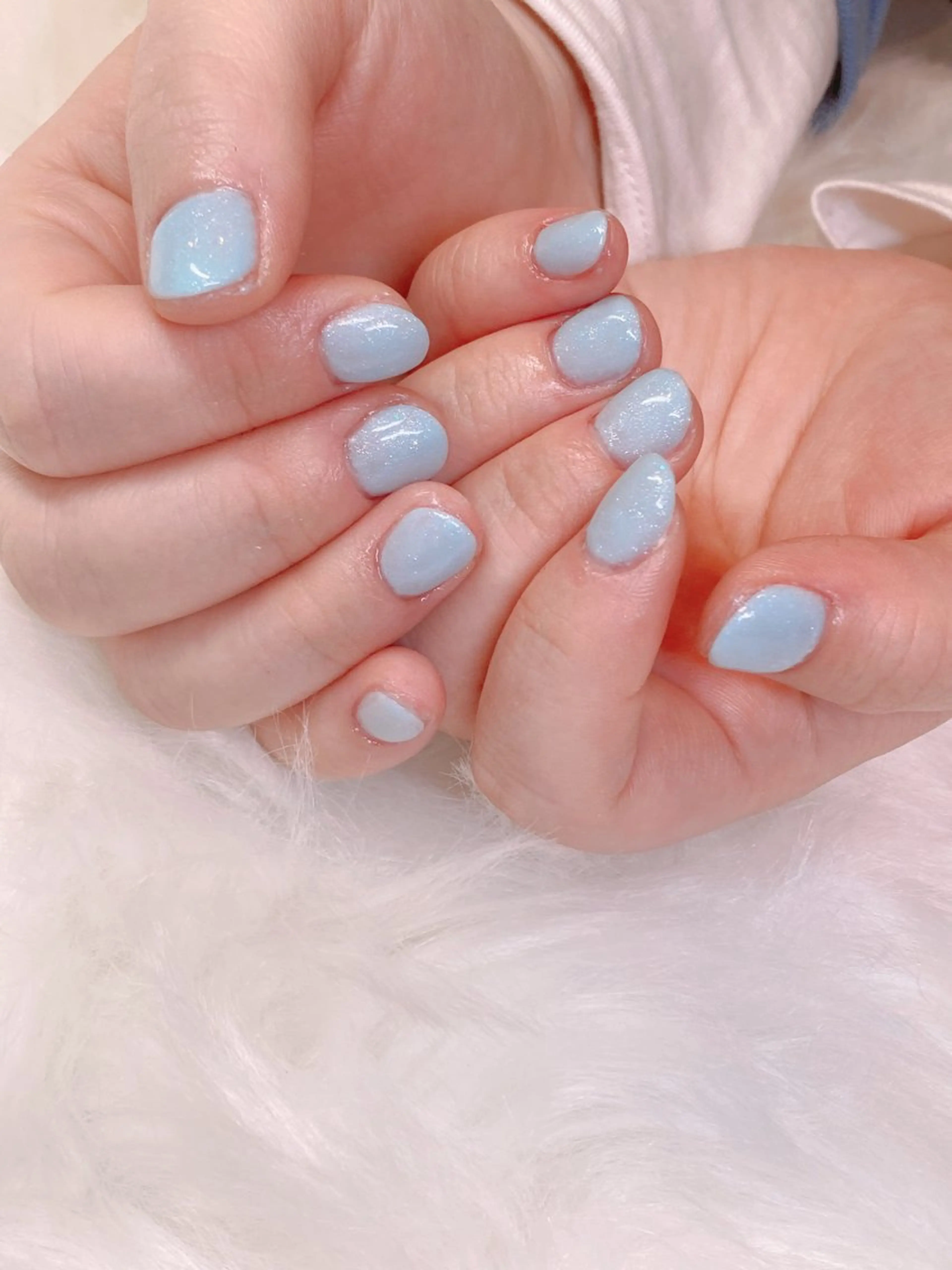 ラメのワンカラー♡オフあり/なし/現金のみの写真