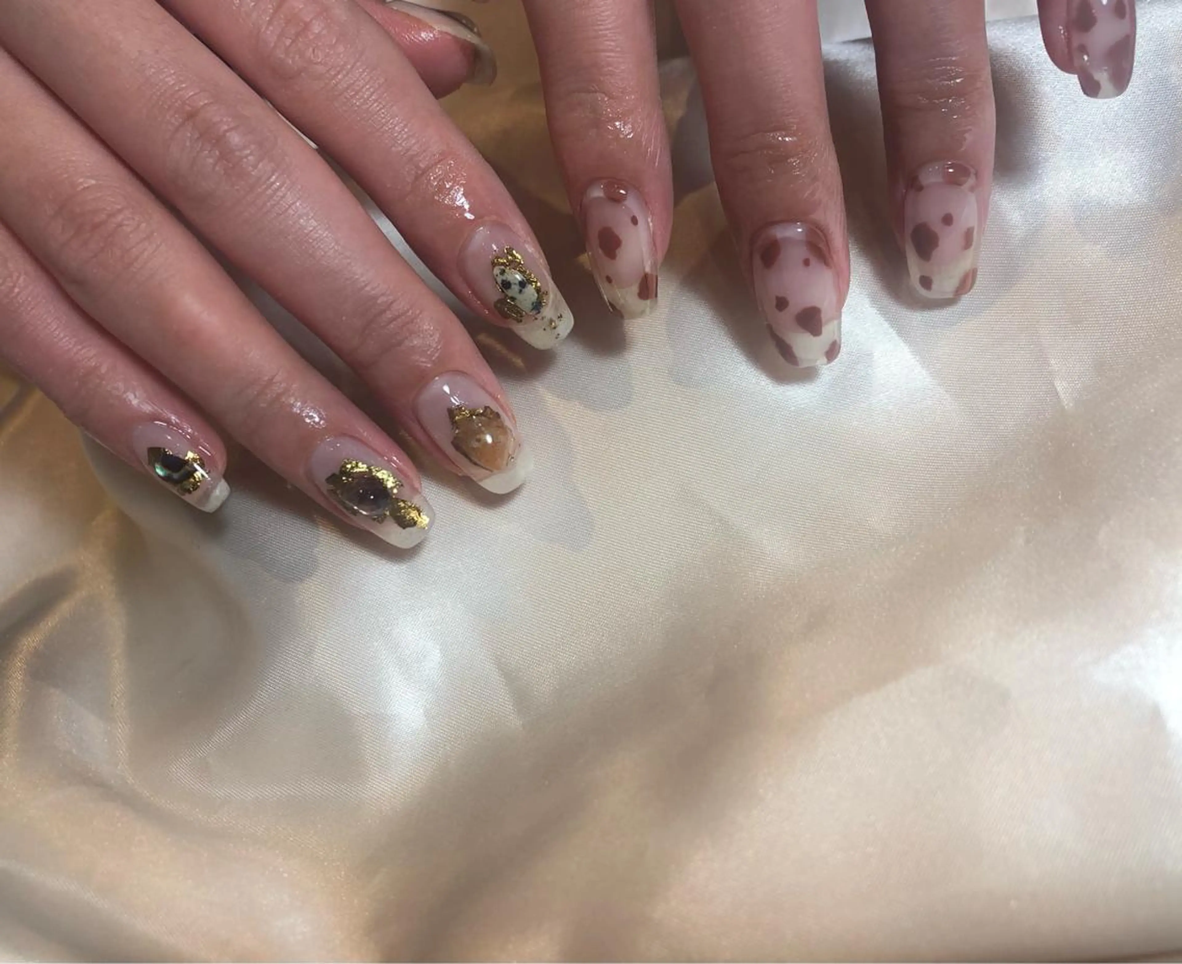 ネイル パラあり！フィルイン 美フォルムのネイルデザイン