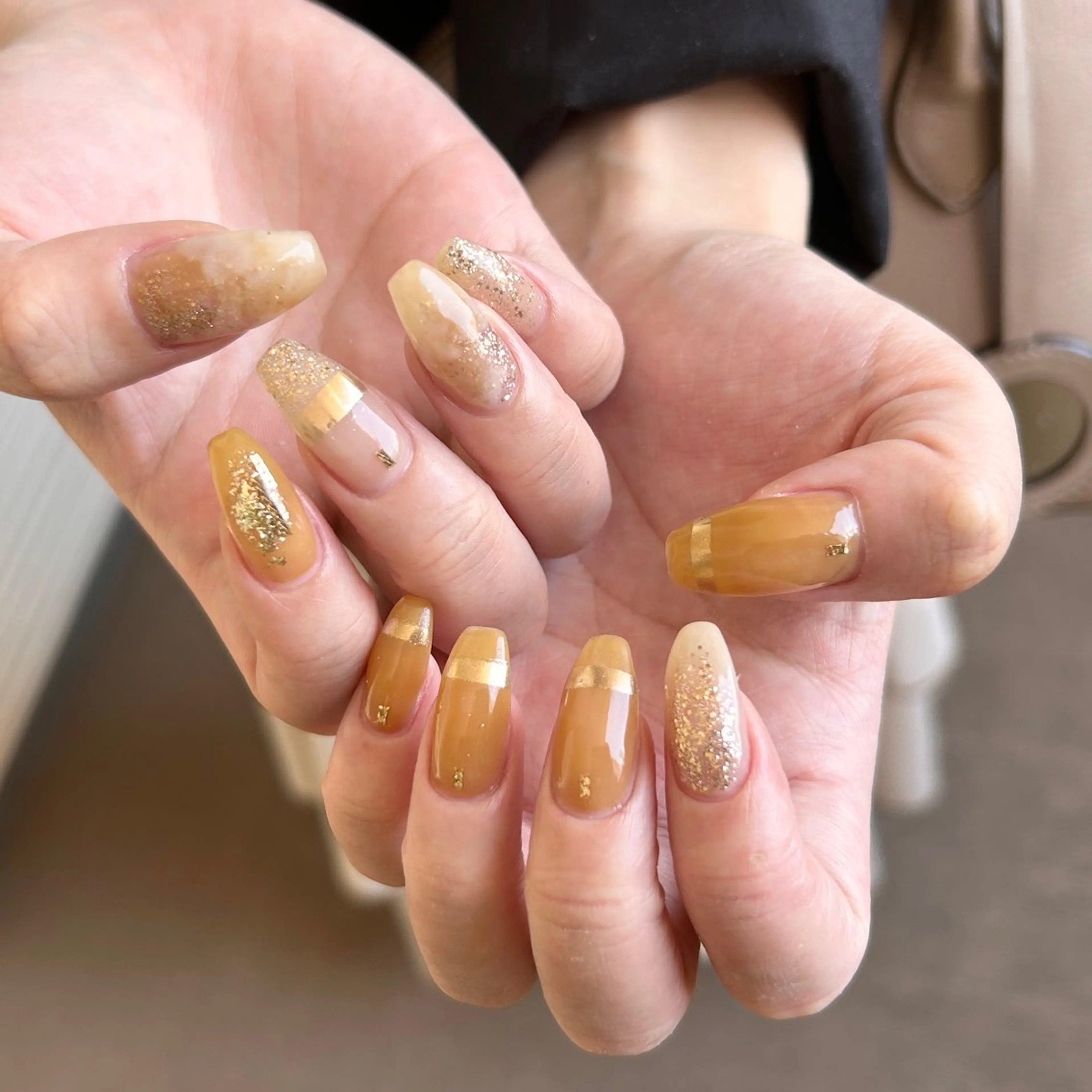 ネイル ハンドネイル Ray. /綺麗目ニュアンスのネイルデザイン