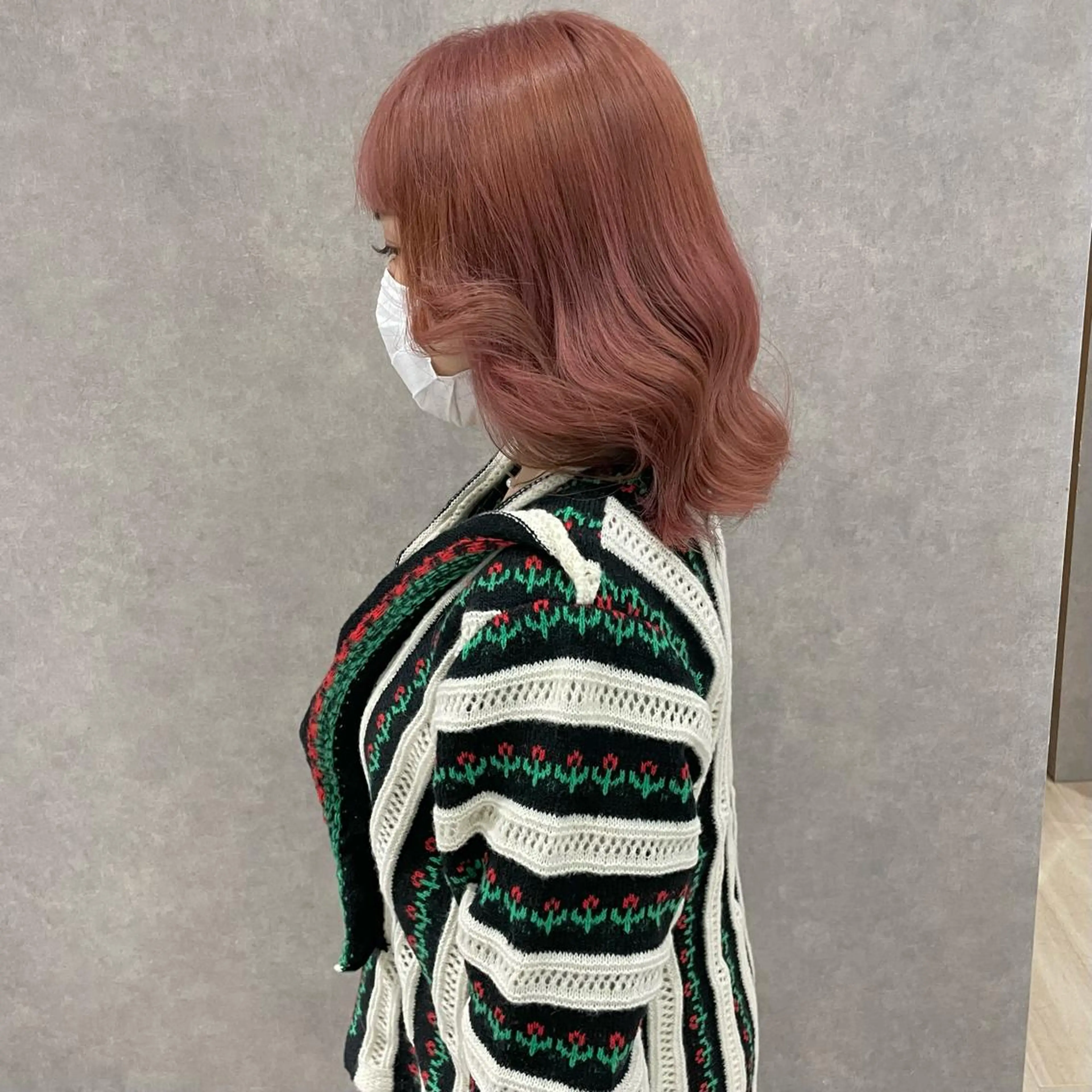 ミディアム カラー はちすか るかのヘアスタイル