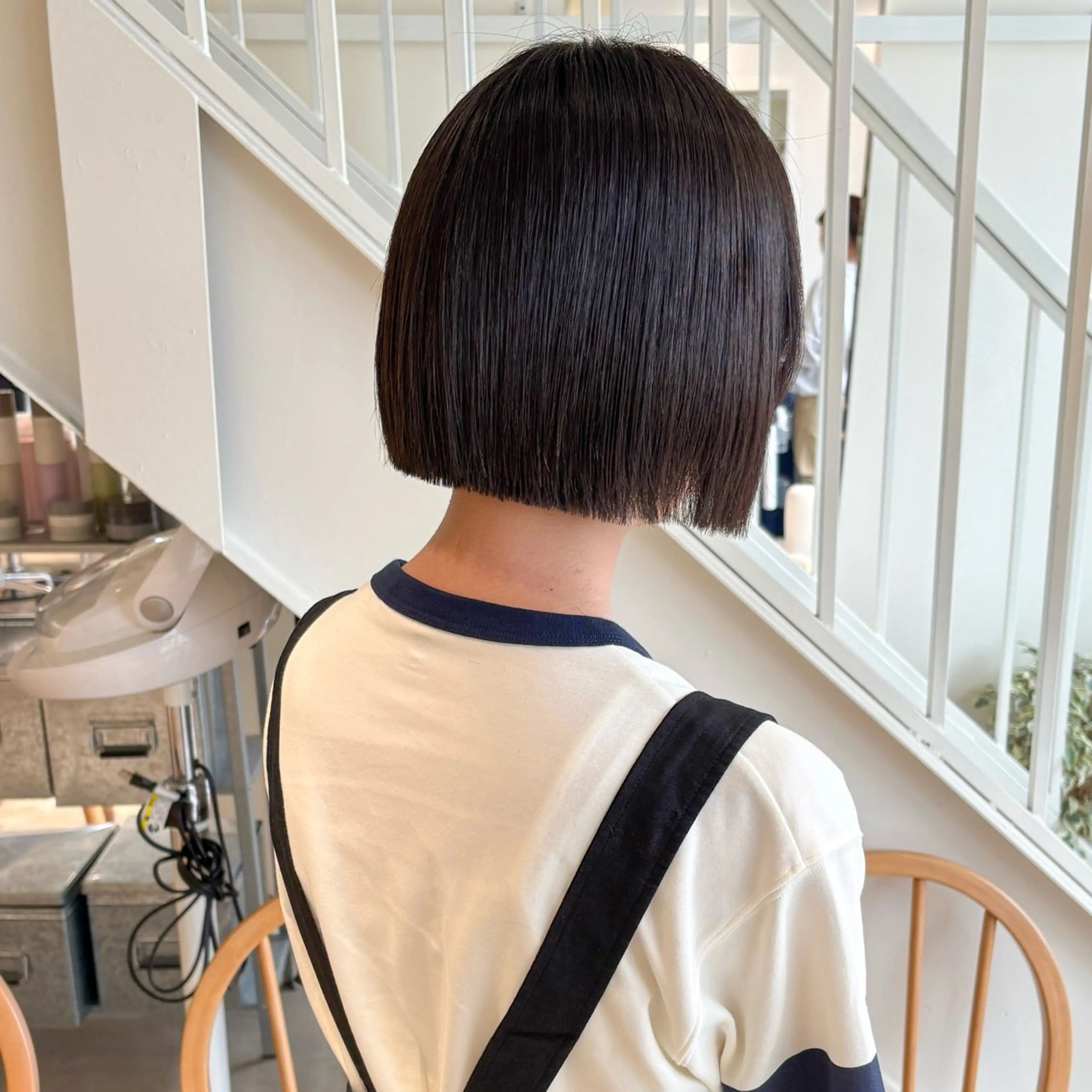 ショート ボブ 縮毛矯正 安西 香利奈のヘアスタイル