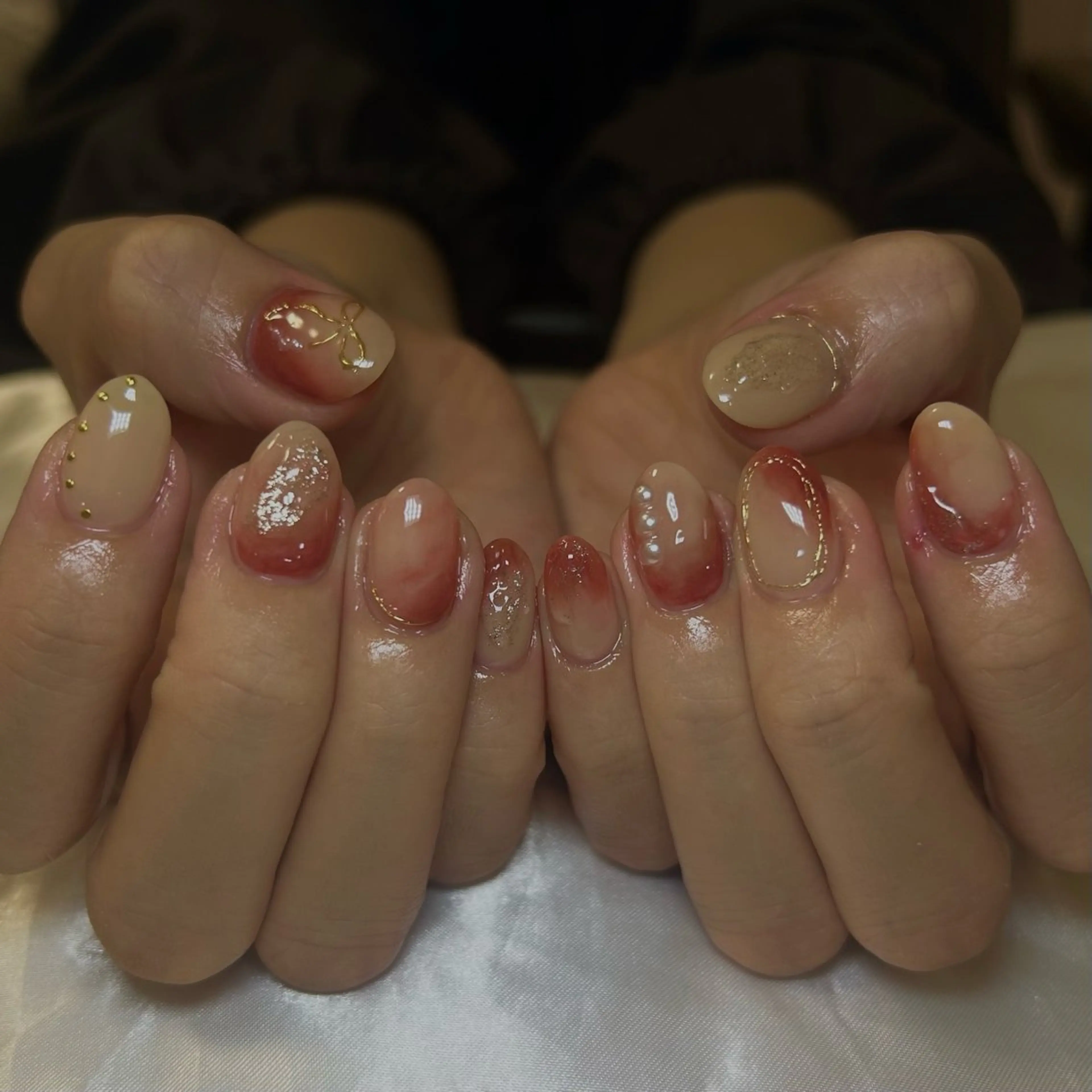 ネイル ニュアンスネイル ハンドネイル yamane de  salonのネイルデザイン