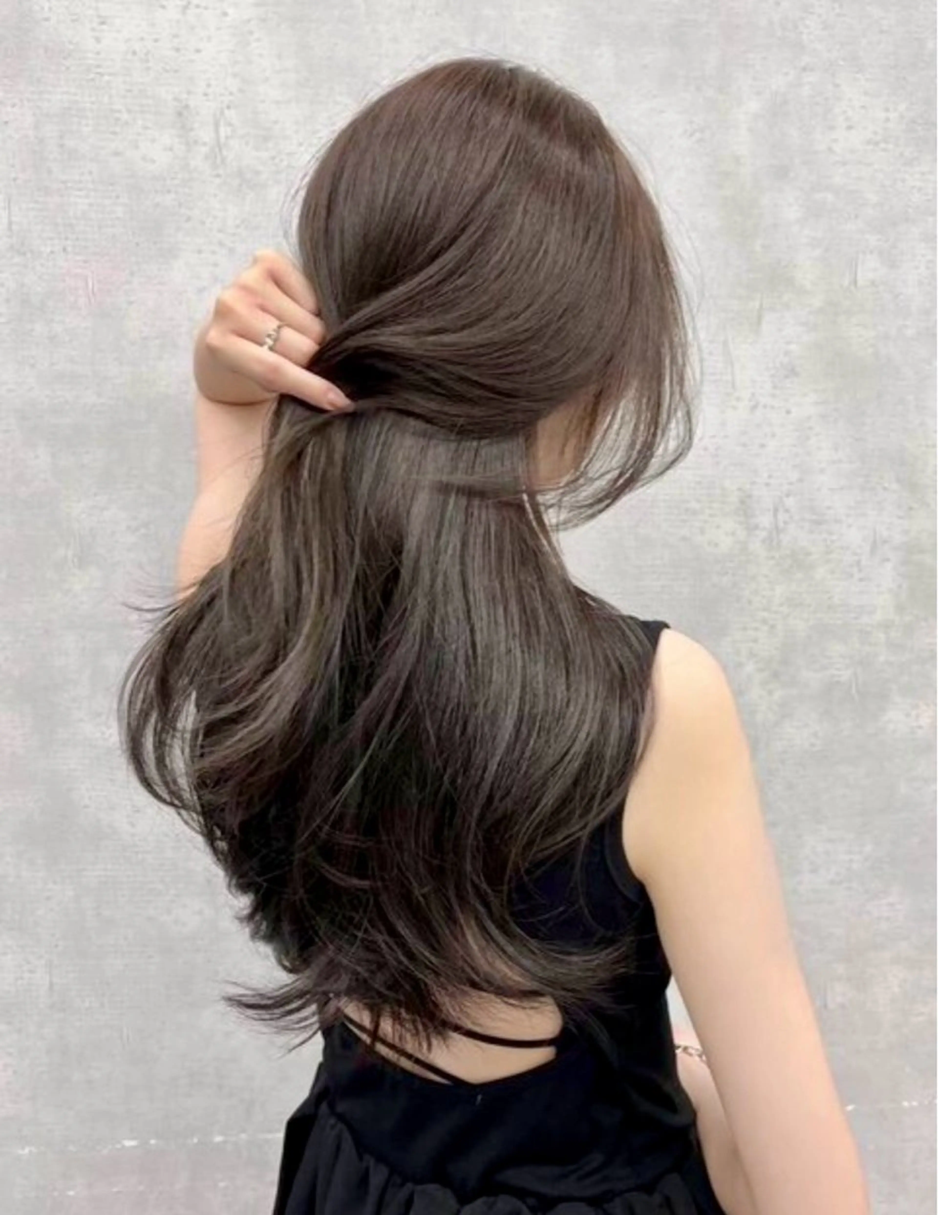 ロング カラー MAO🖤レイヤー /髪質改善カラーのヘアスタイル