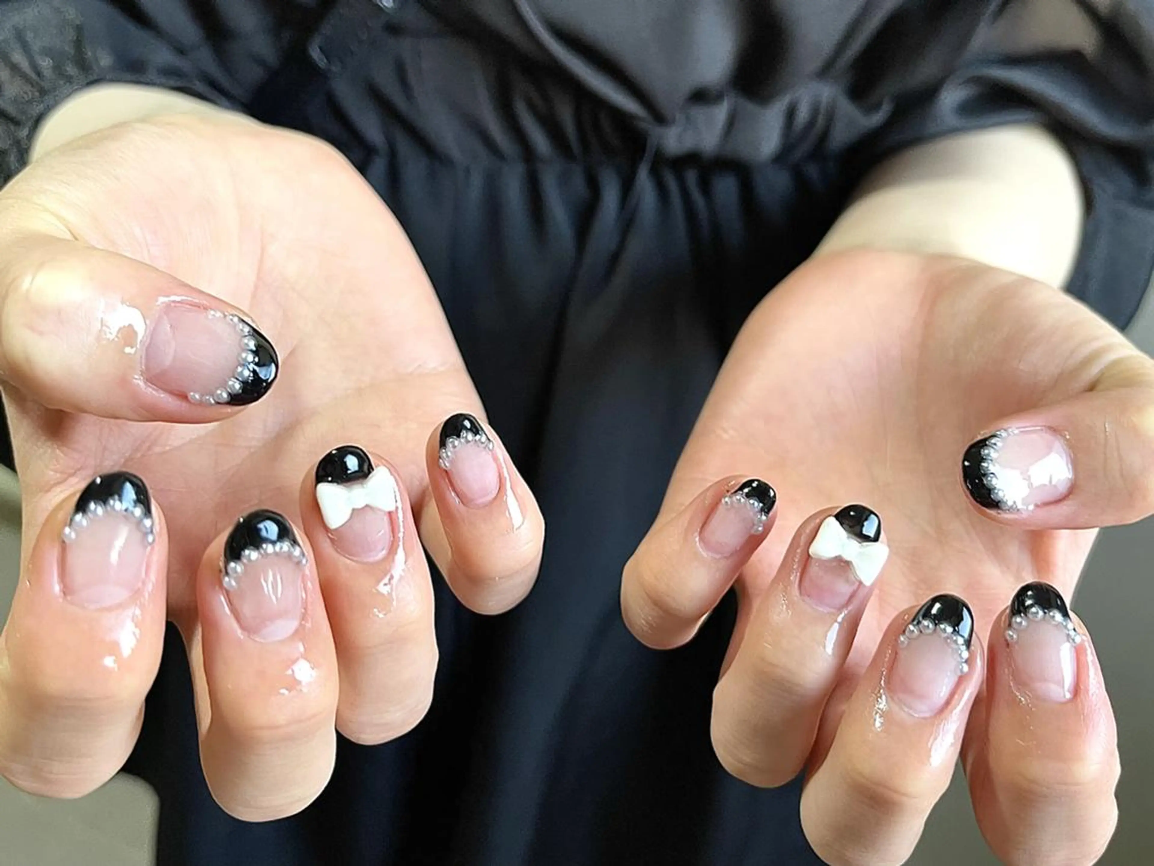 ネイル ハンドネイル na🎀🎀na ちゅるちゅるのネイルデザイン