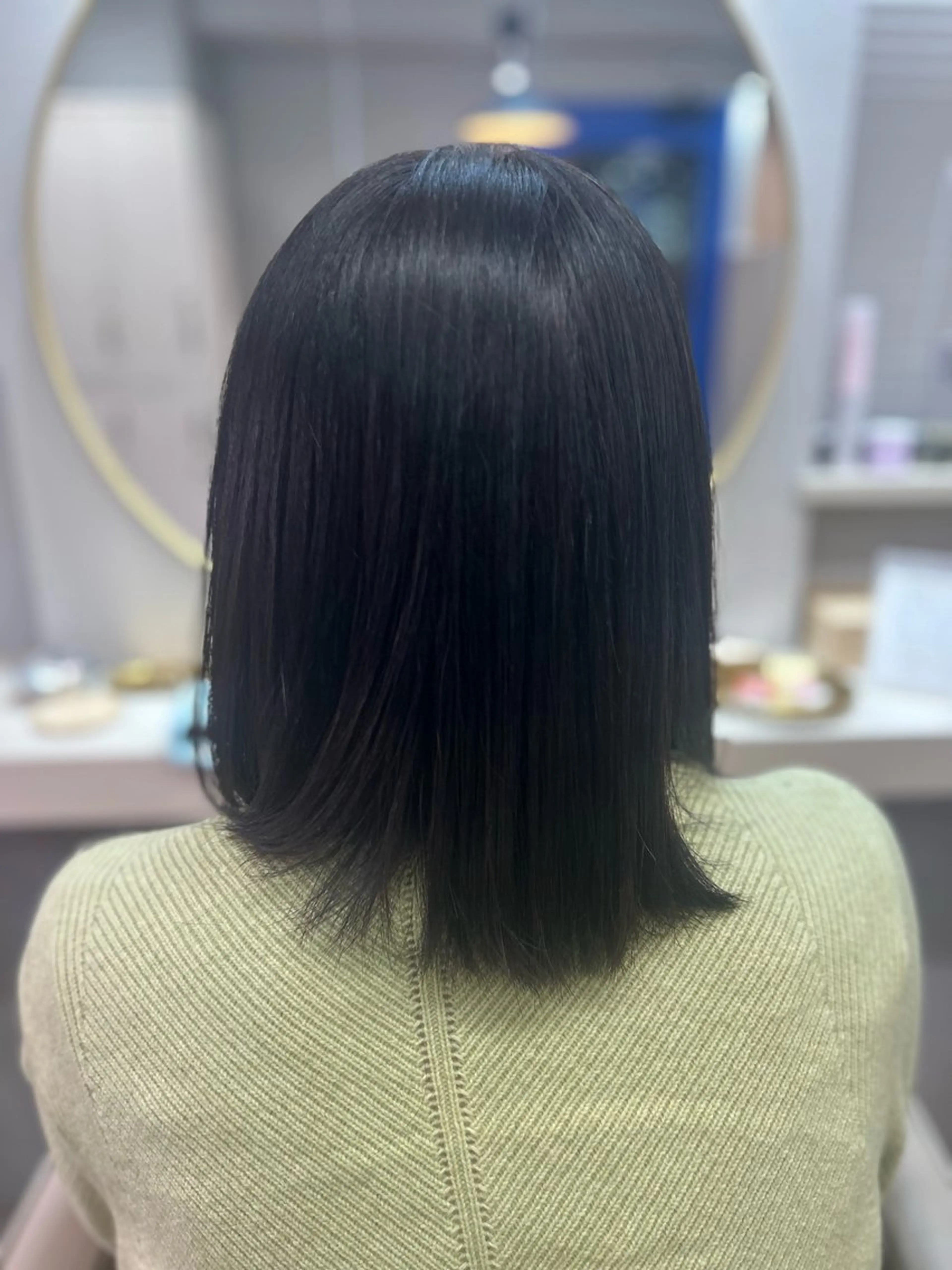 ミディアム カット 池田 太一のヘアスタイル