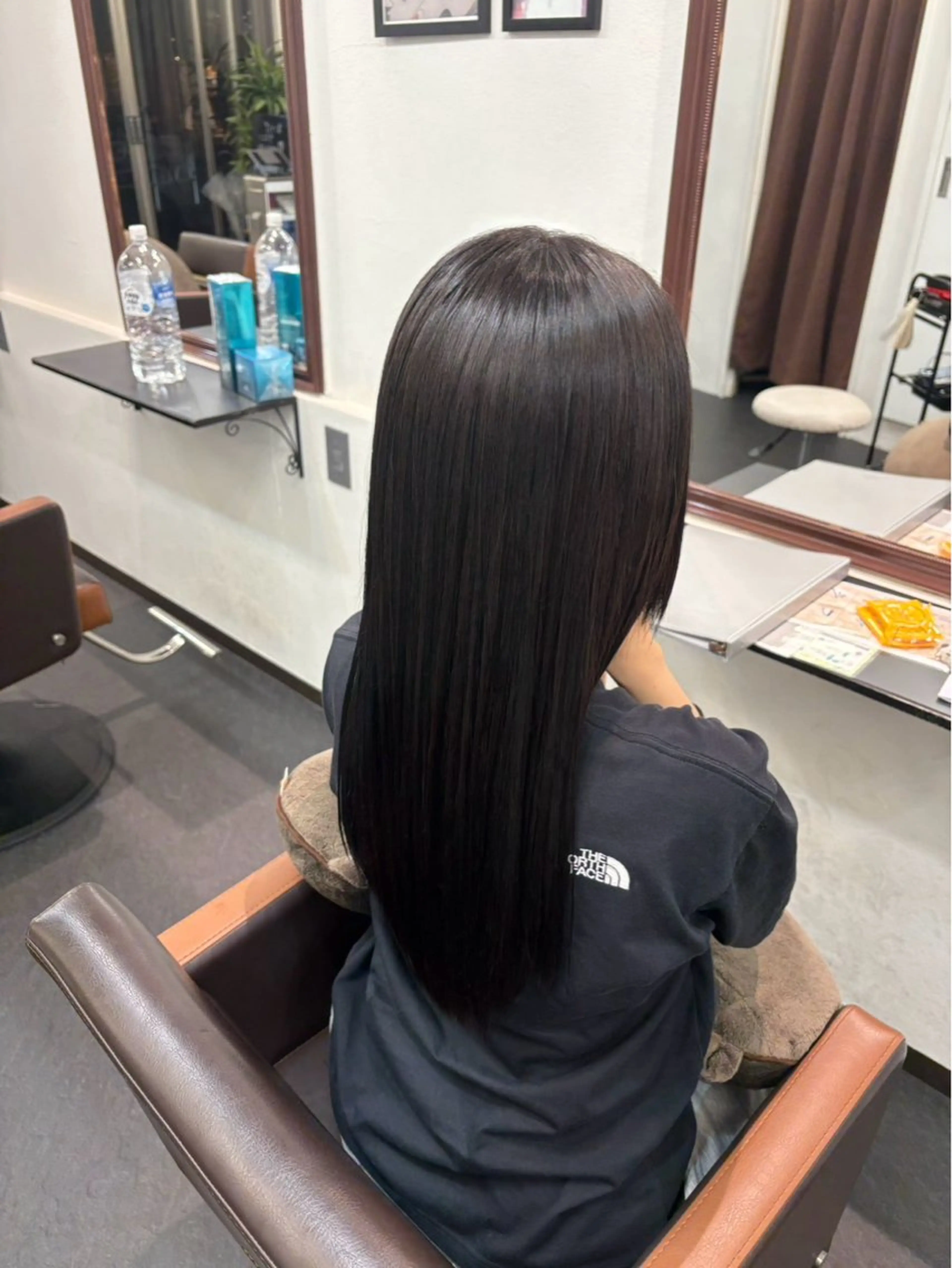 ロング 縮毛矯正 水澤 七斗のヘアスタイル