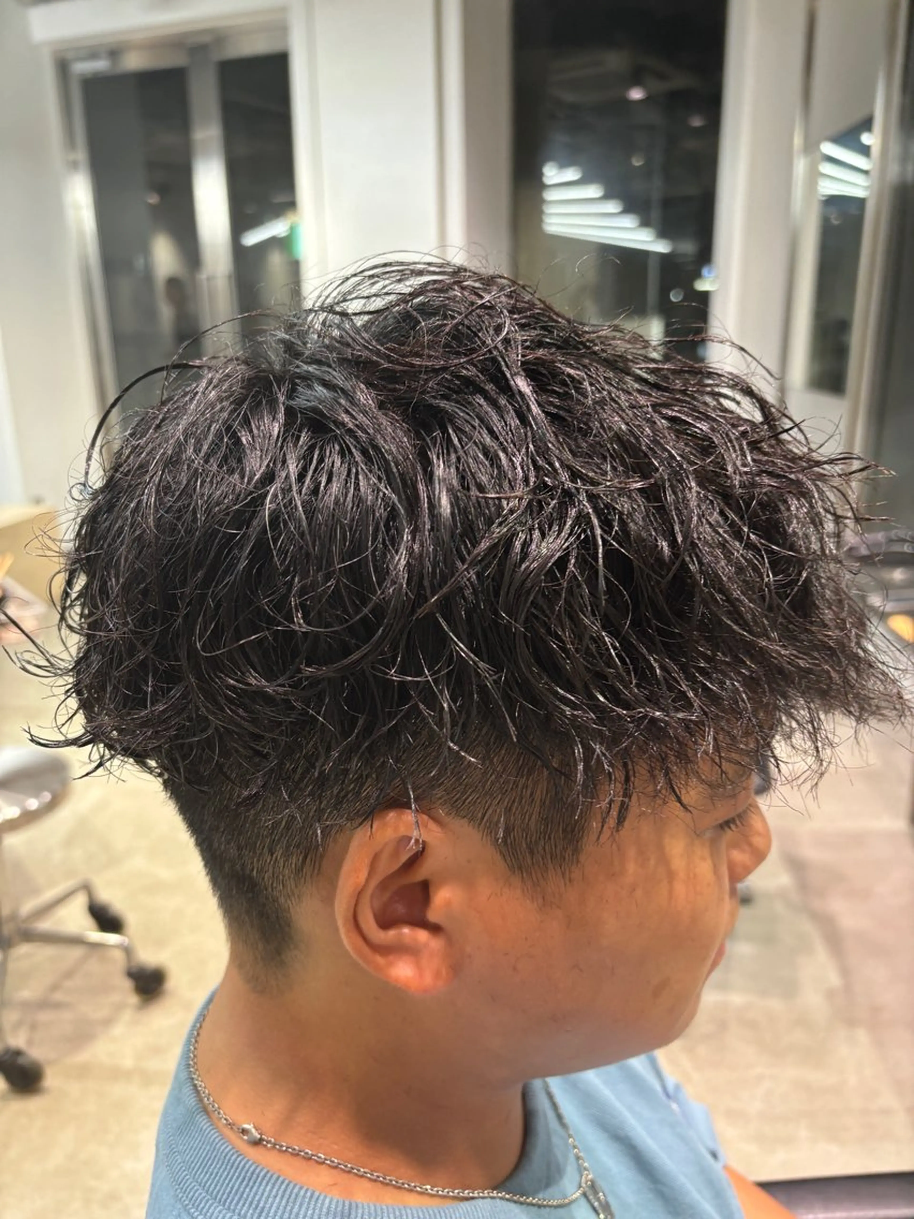 ショート パーマ カット パーマ ☀️fifth天神 英令🌙のヘアスタイル