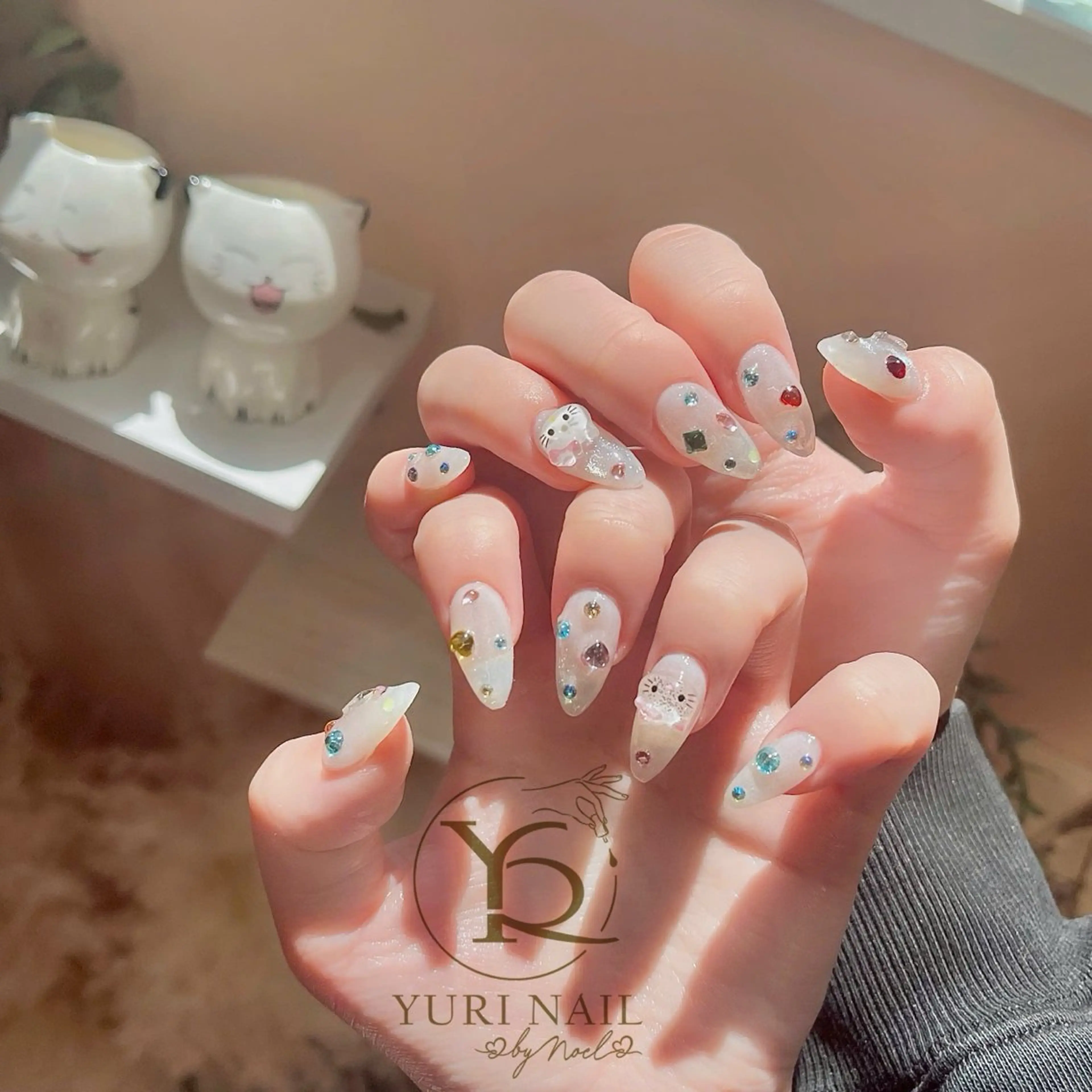 ネイル チークネイル フットネイル フレンチネイル 韓国ネイル マグネットネイル YURI Nail Salon Funabashi所属・YURI Nail Funabashiのネイルデザイン