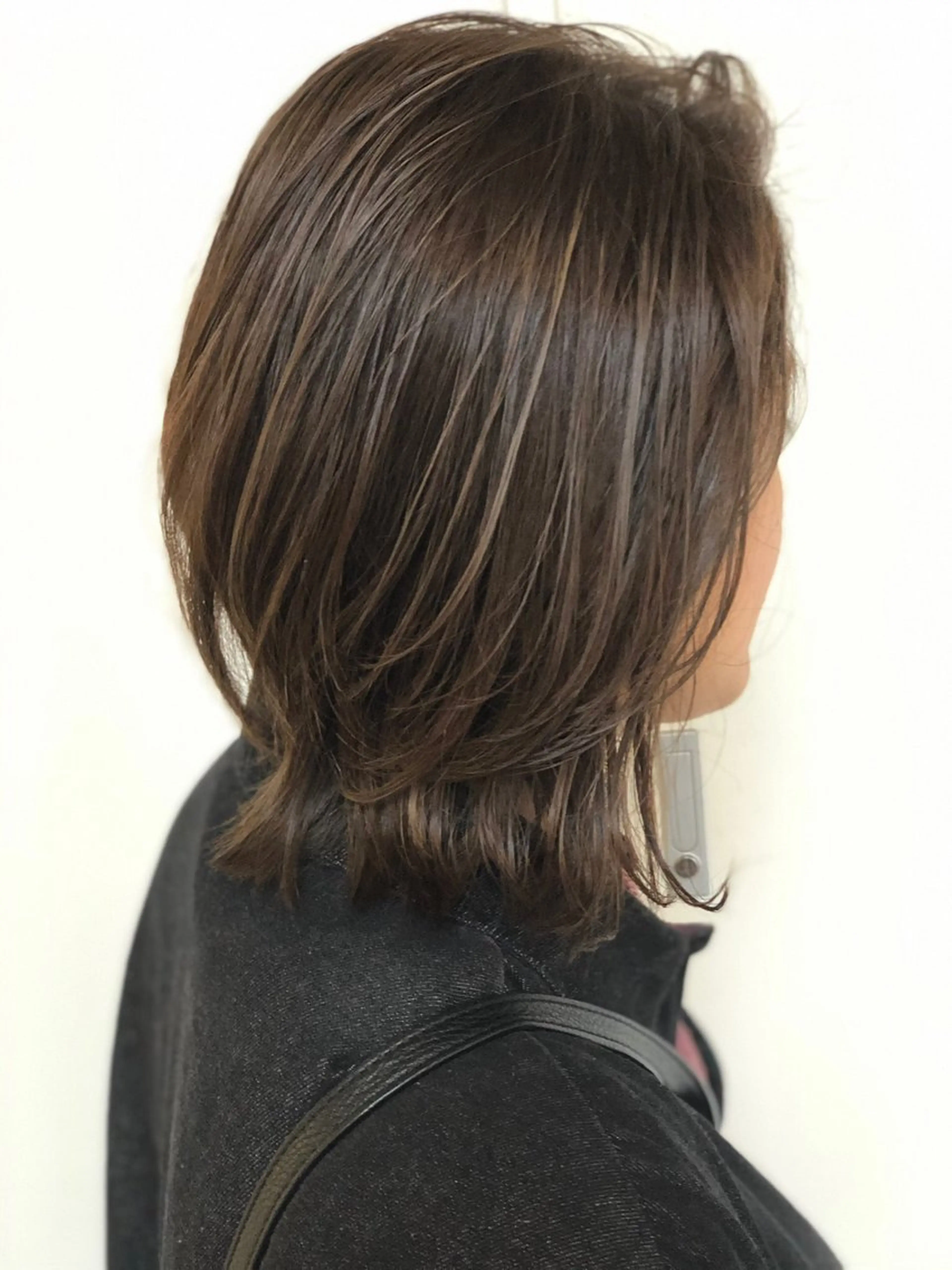 ミディアム カラー ハイライトカラー ハイライト 【大人髪】men's パーマ/潤艶髪のヘアスタイル