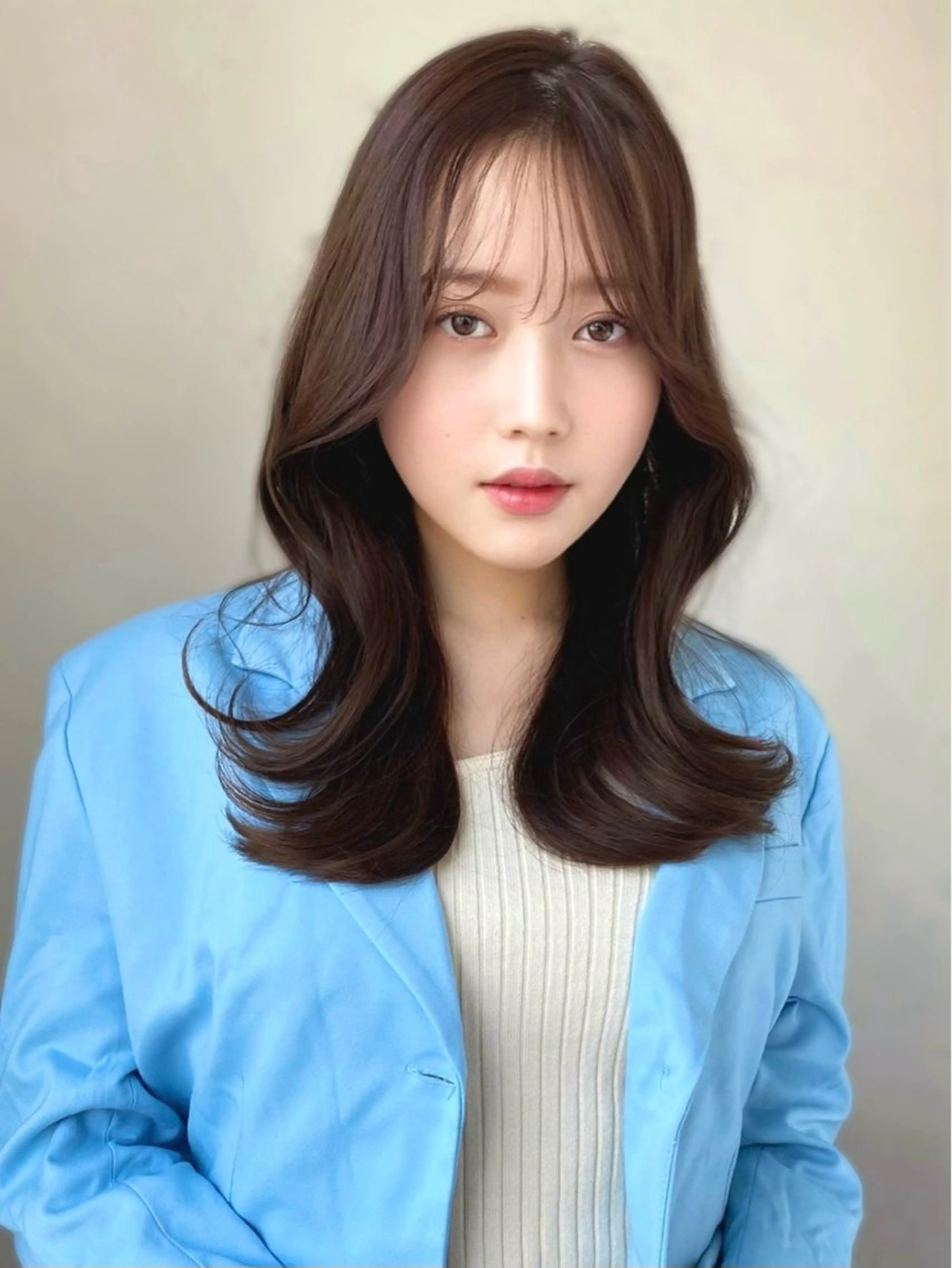 セミロング 似合わせレイヤー モテカラー🤍三科のヘアスタイル