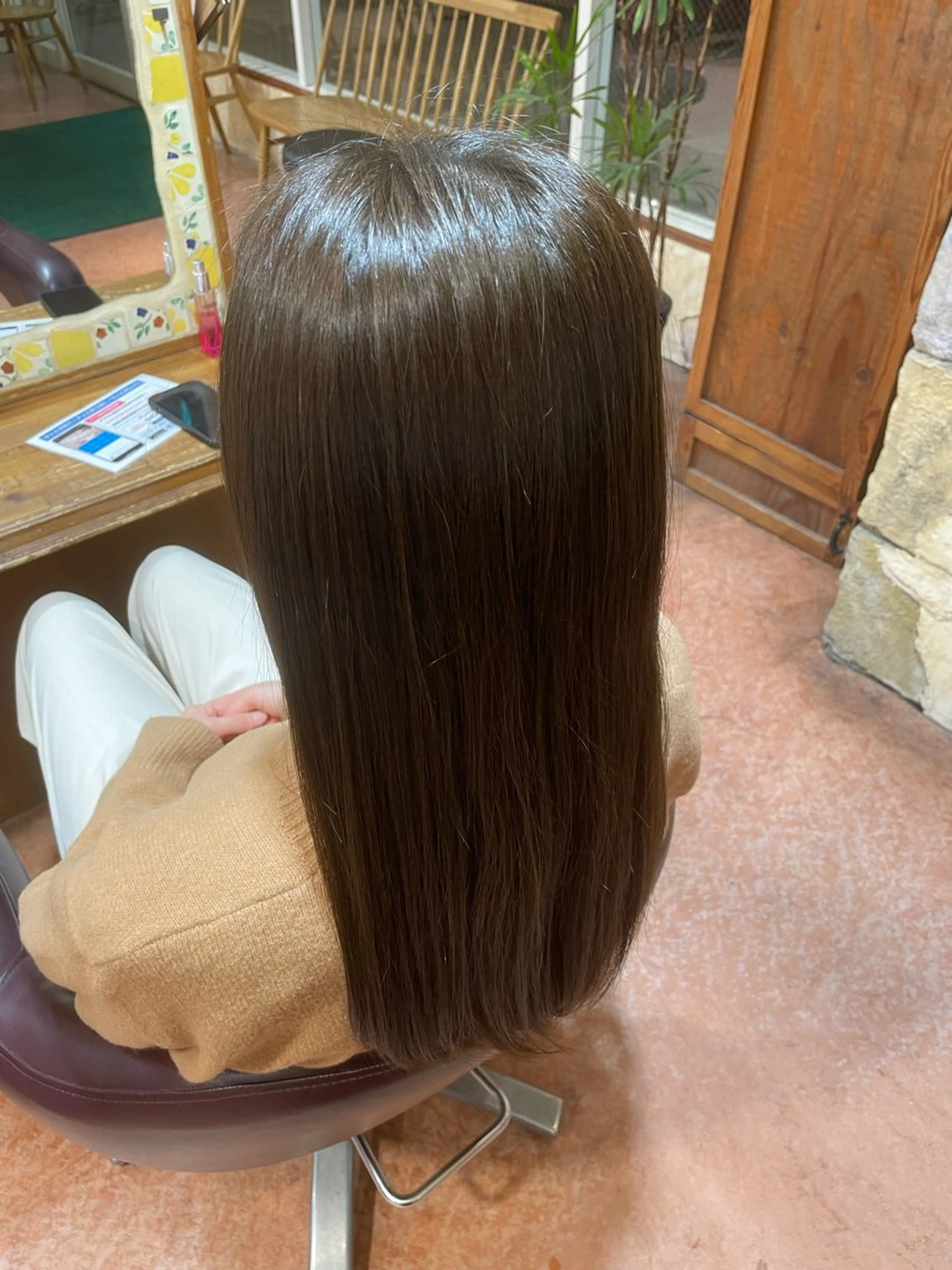カラー 透明感カラー 在原 和佳のヘアスタイル