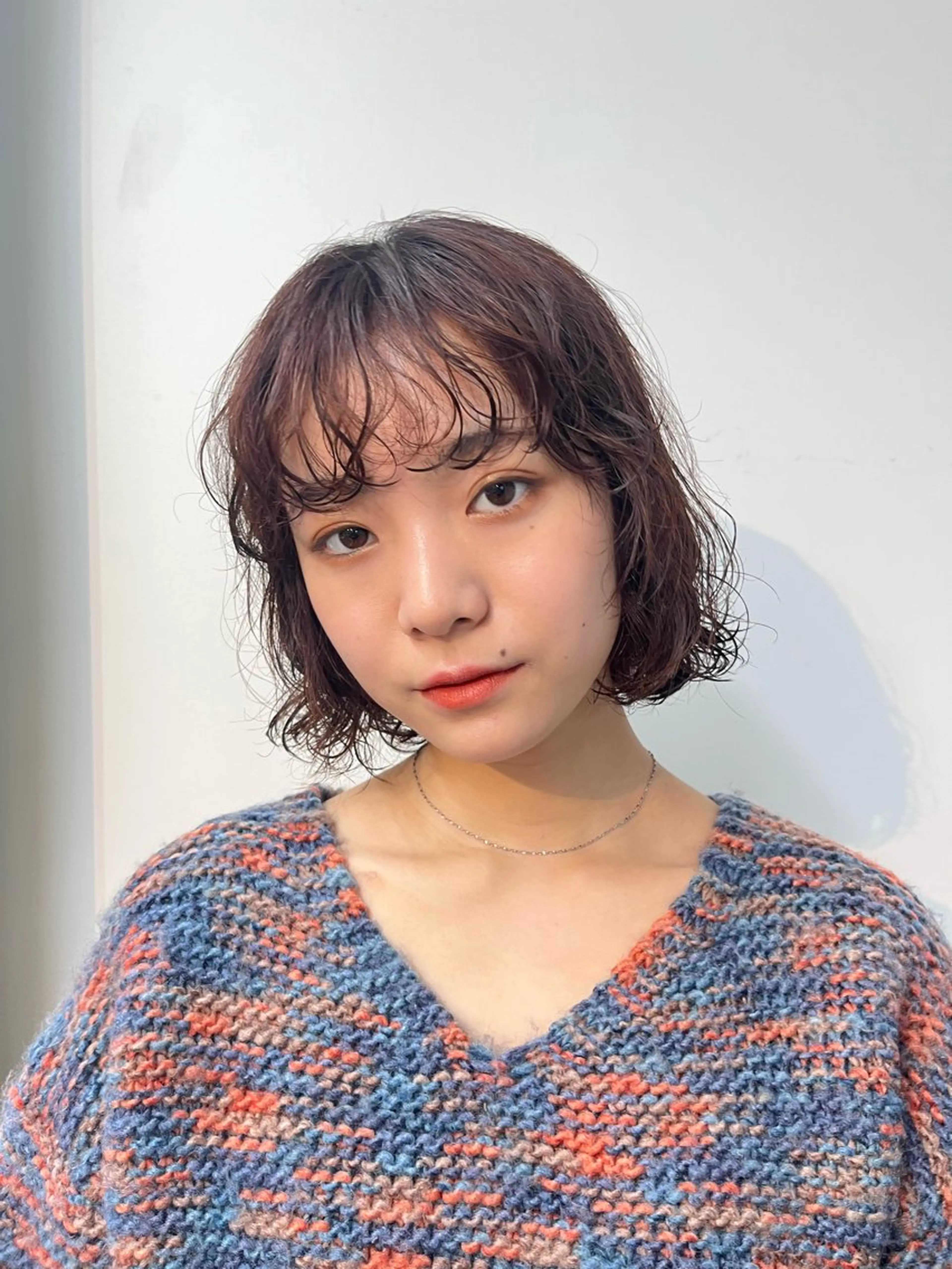 ショート パーマ 阿久津真衣 似合わせカットのヘアスタイル