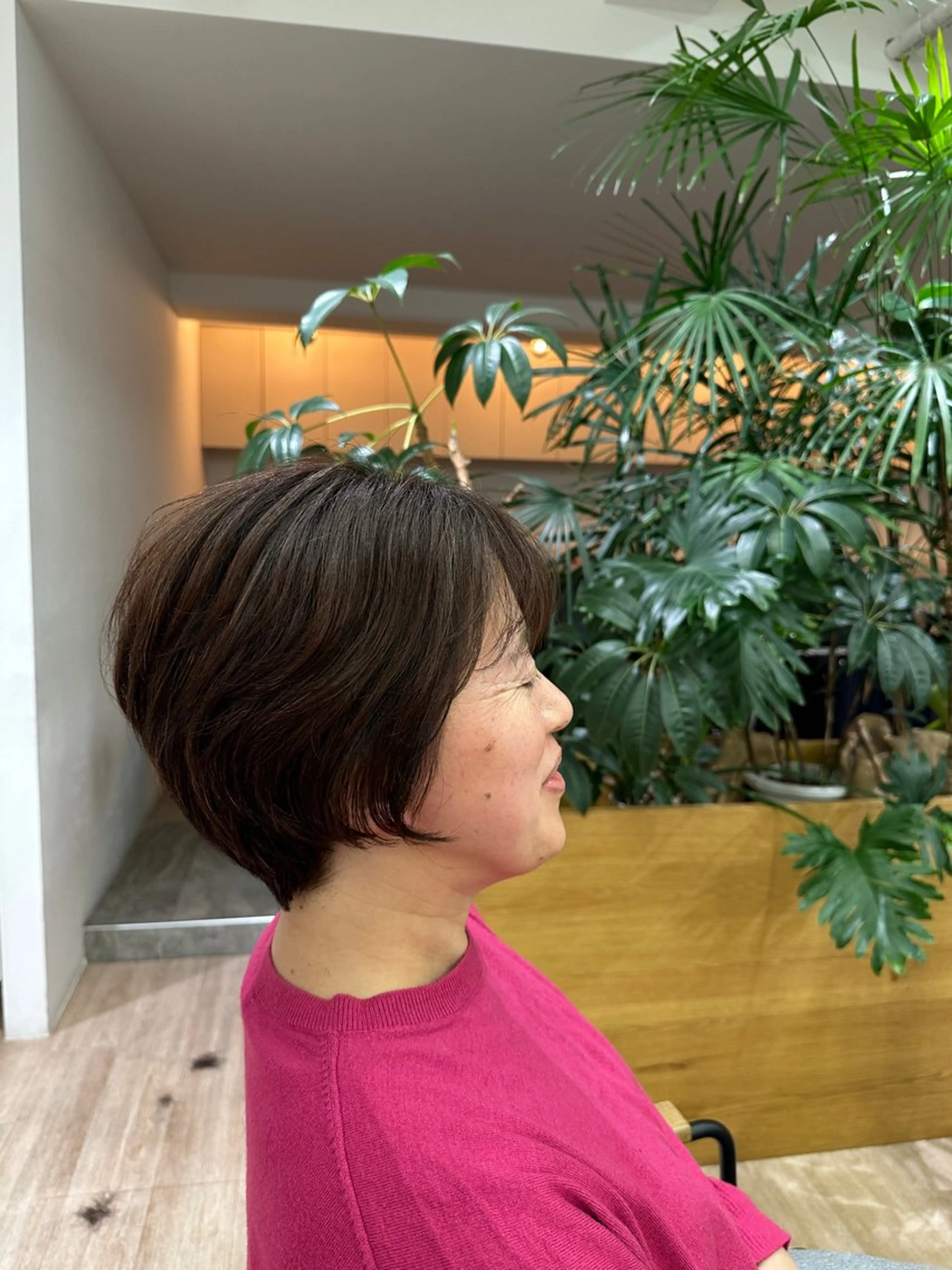 ショート 切りっぱなし/髪質 改善矯正/さやか🫧のヘアスタイル