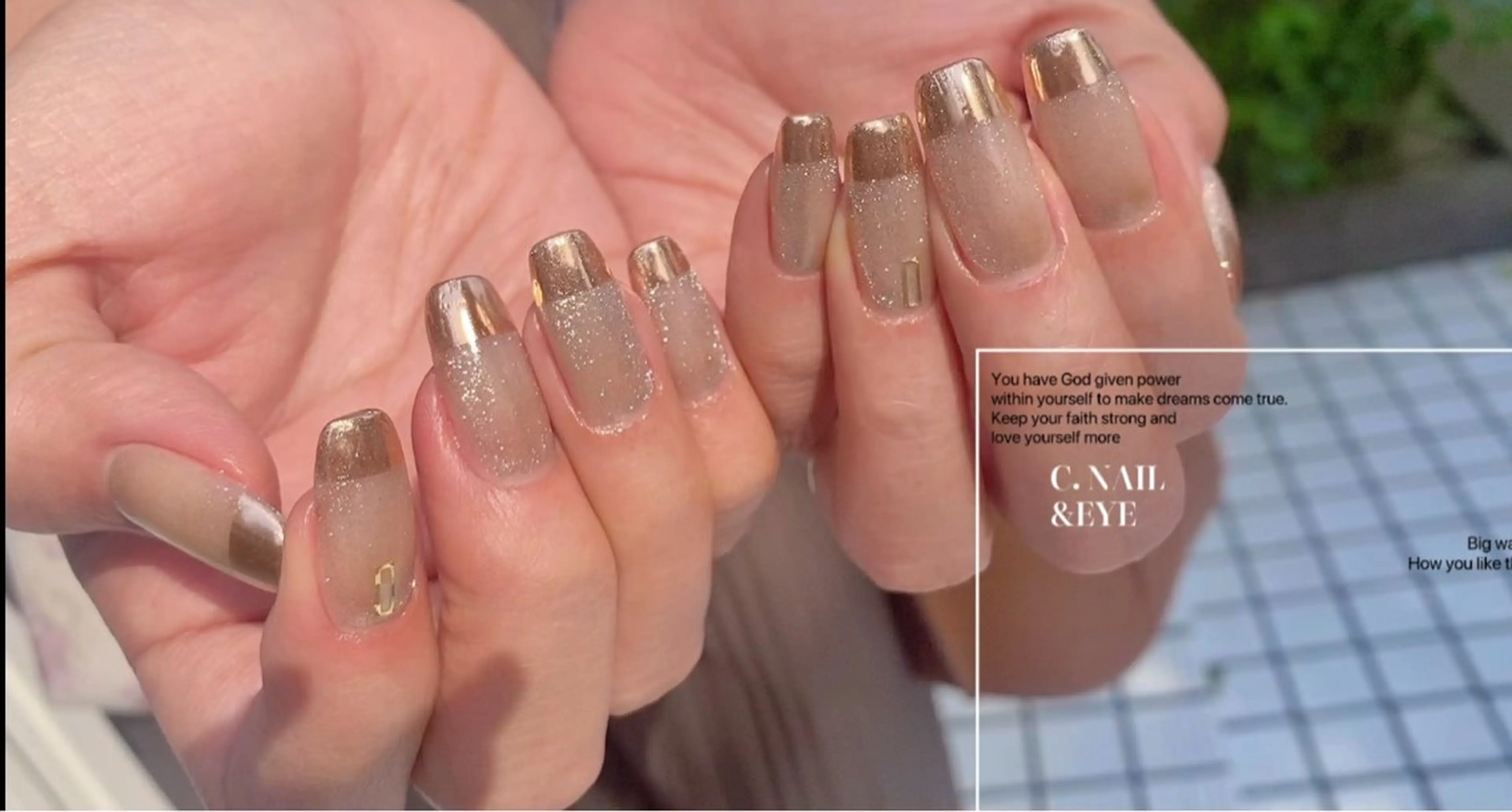 ネイル フラッシュネイル フットネイル フレンチネイル 氷ネイル・うるうるネイル マグネットネイル C.Nail &Eye筑紫駅のネイルデザイン