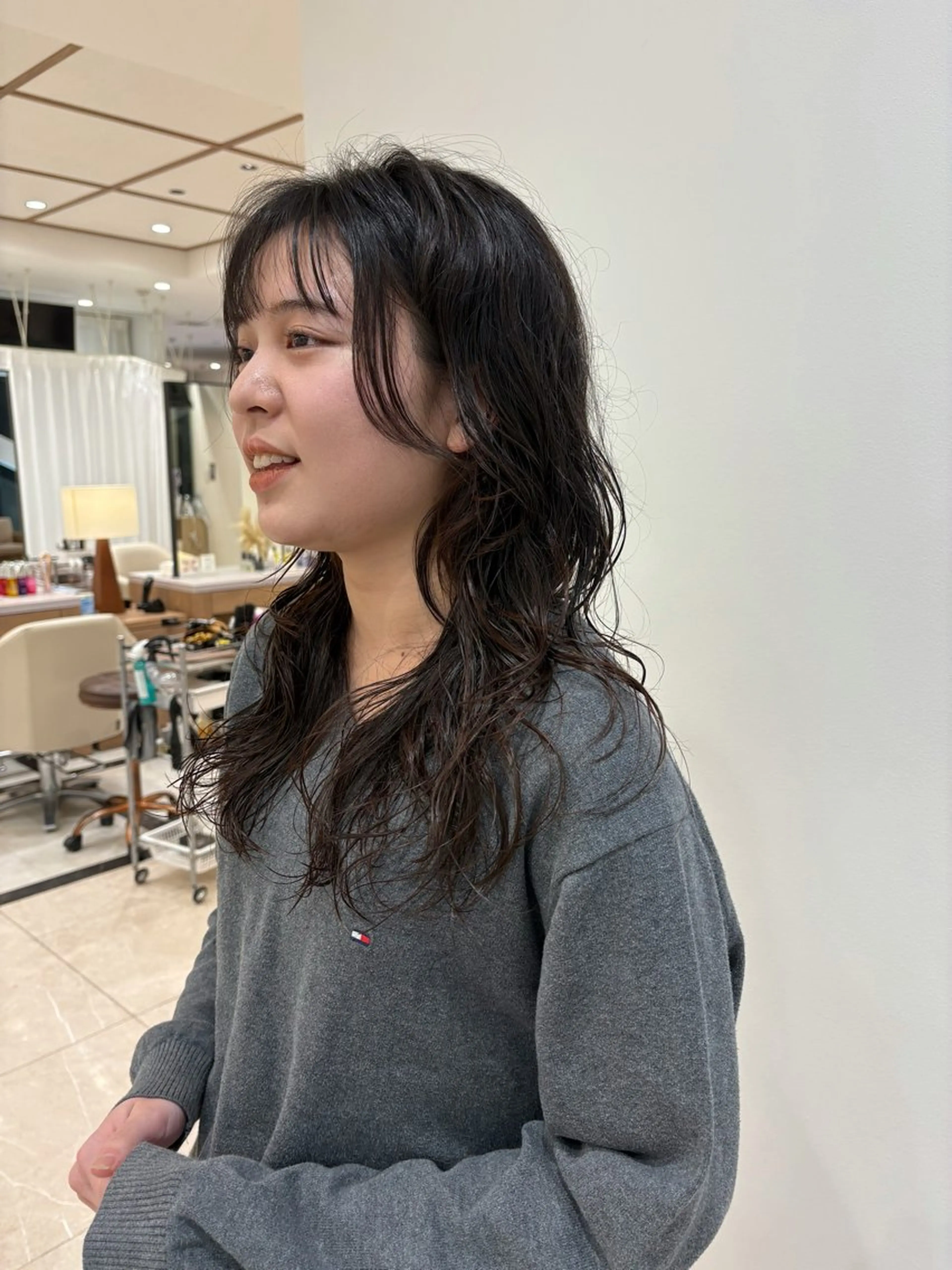 セミロング パーマ メンズヘア/レイヤー /ボブ山内春輝のヘアスタイル