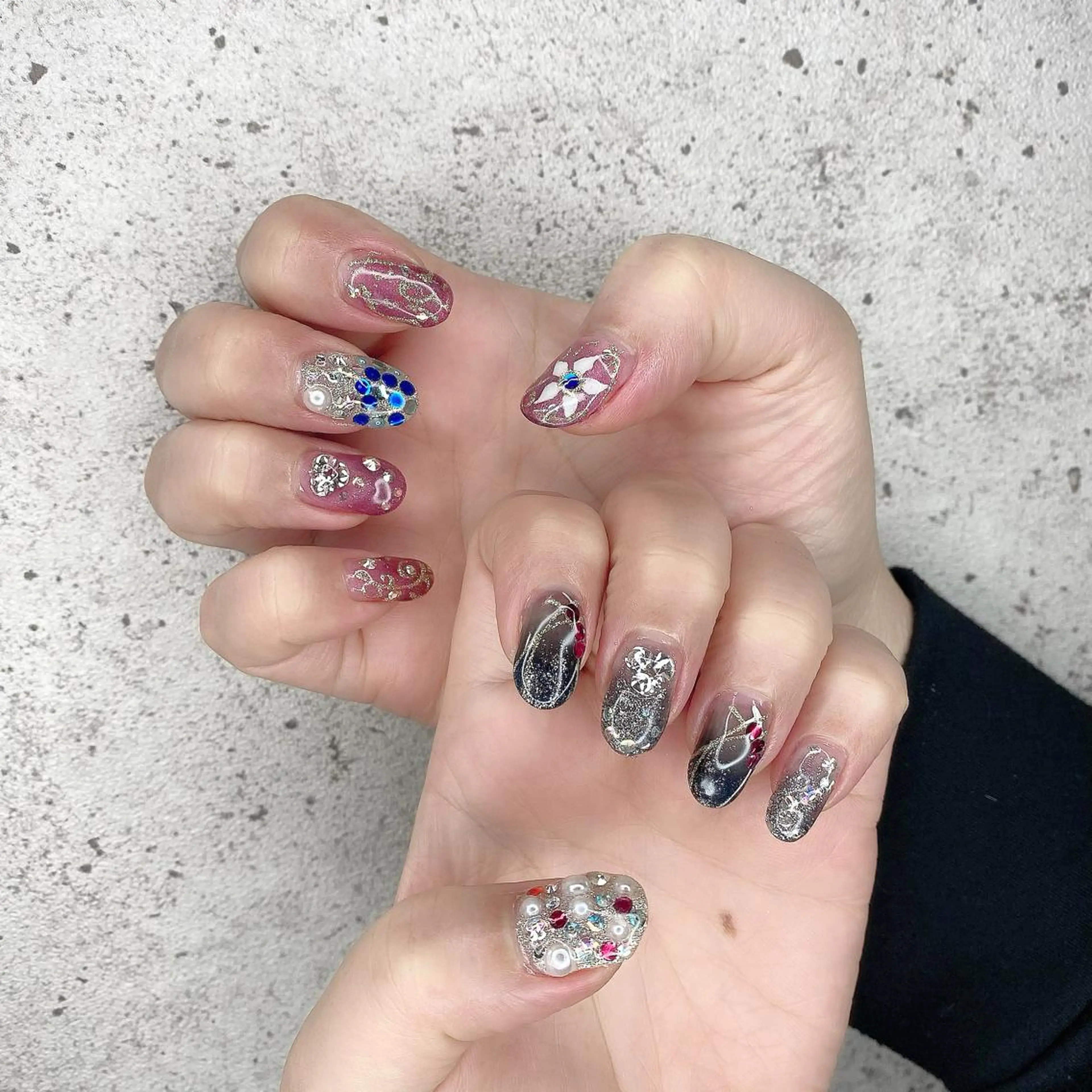 セミロング カラー パーマ ヘアアレンジ メンズ キッズ ネイル マツエク・マツパ ジェルネイル パラジェル Salon Ｋのネイルデザイン