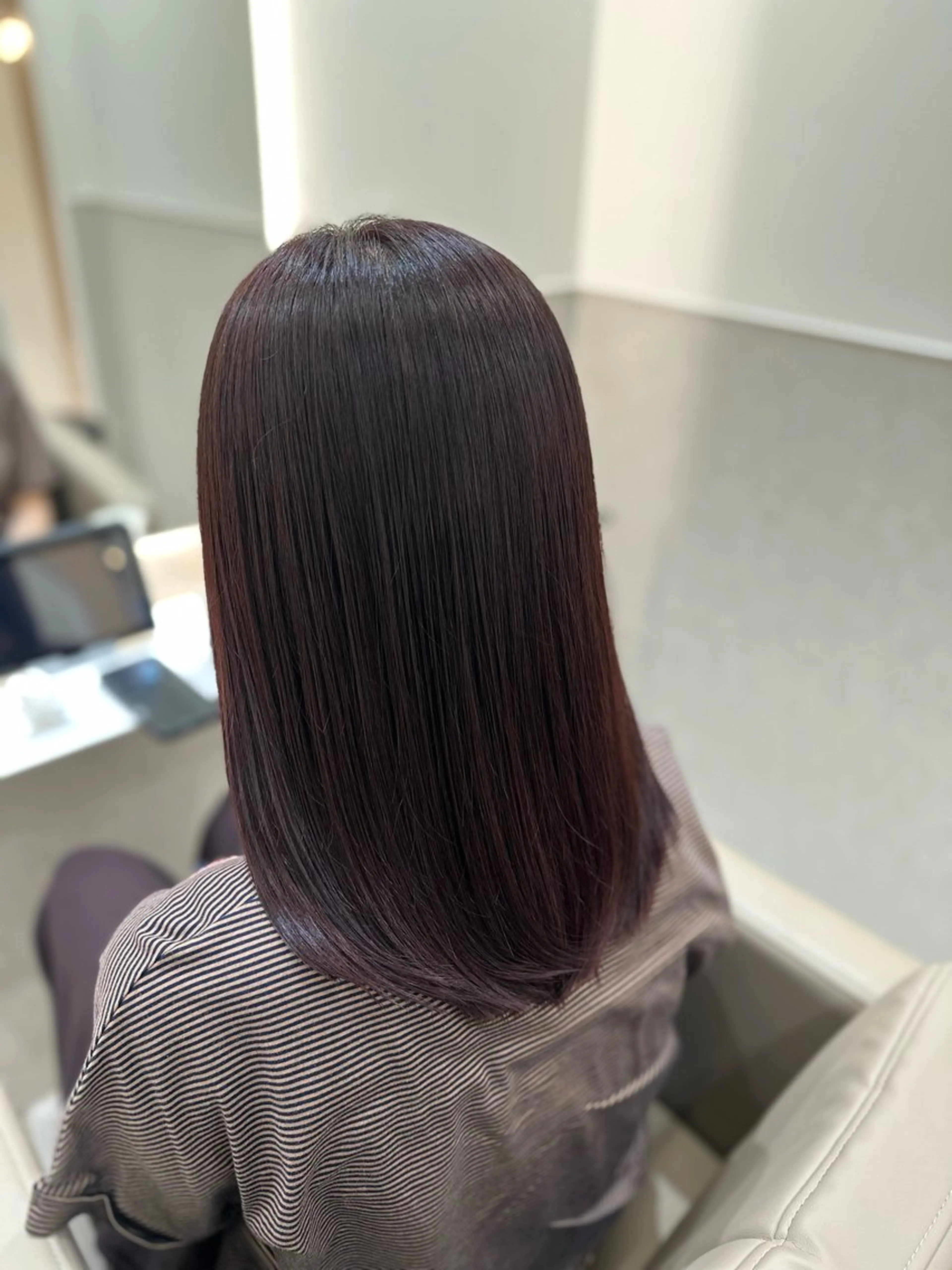 セミロング カラー Kasumi Zinaのヘアスタイル