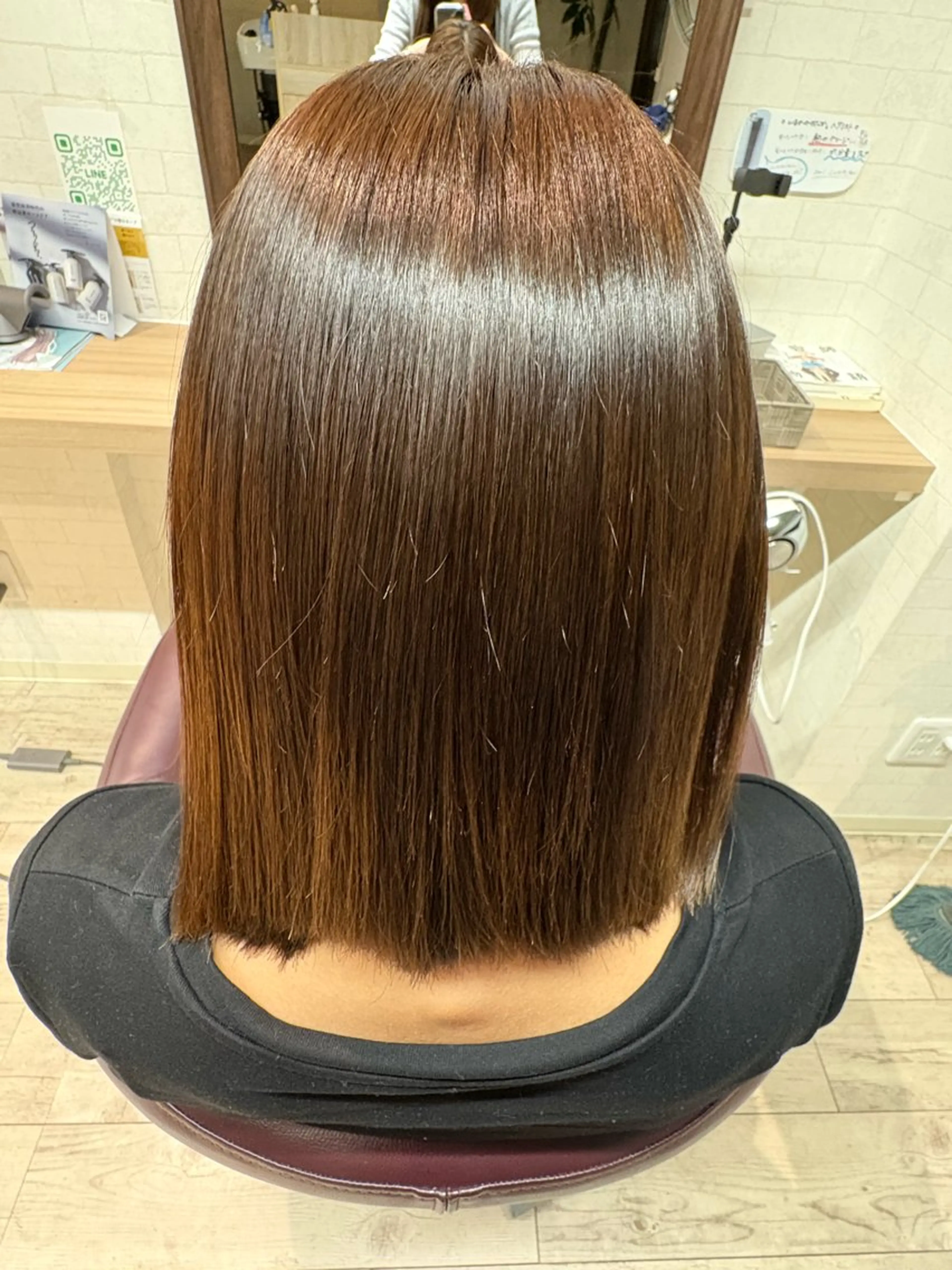 ミディアム 縮毛矯正 Yuri ~コワファースト長崎のヘアスタイル