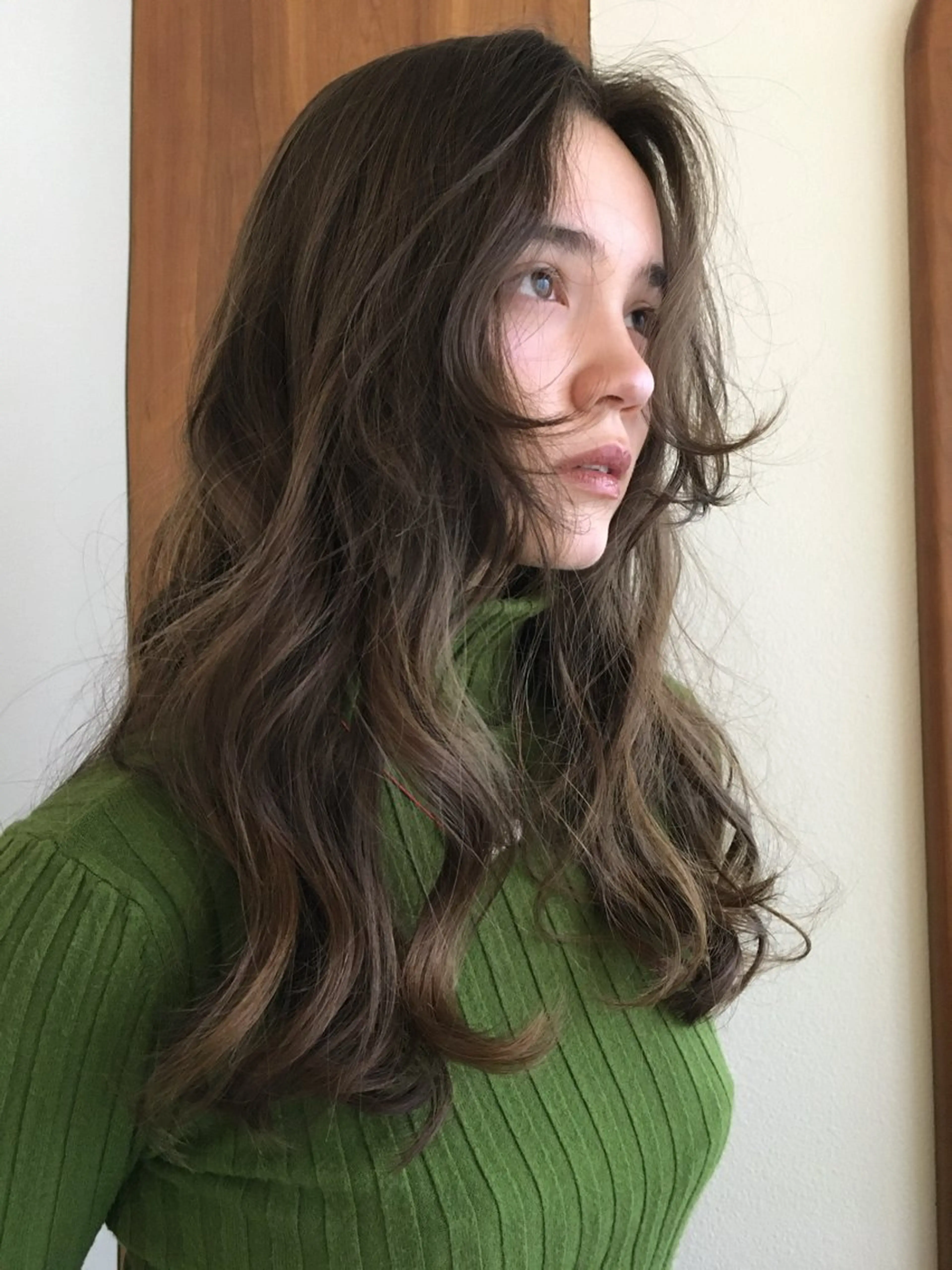 パーマ パーマ 透明感カラー／ 縮毛矯正／まりなのヘアスタイル