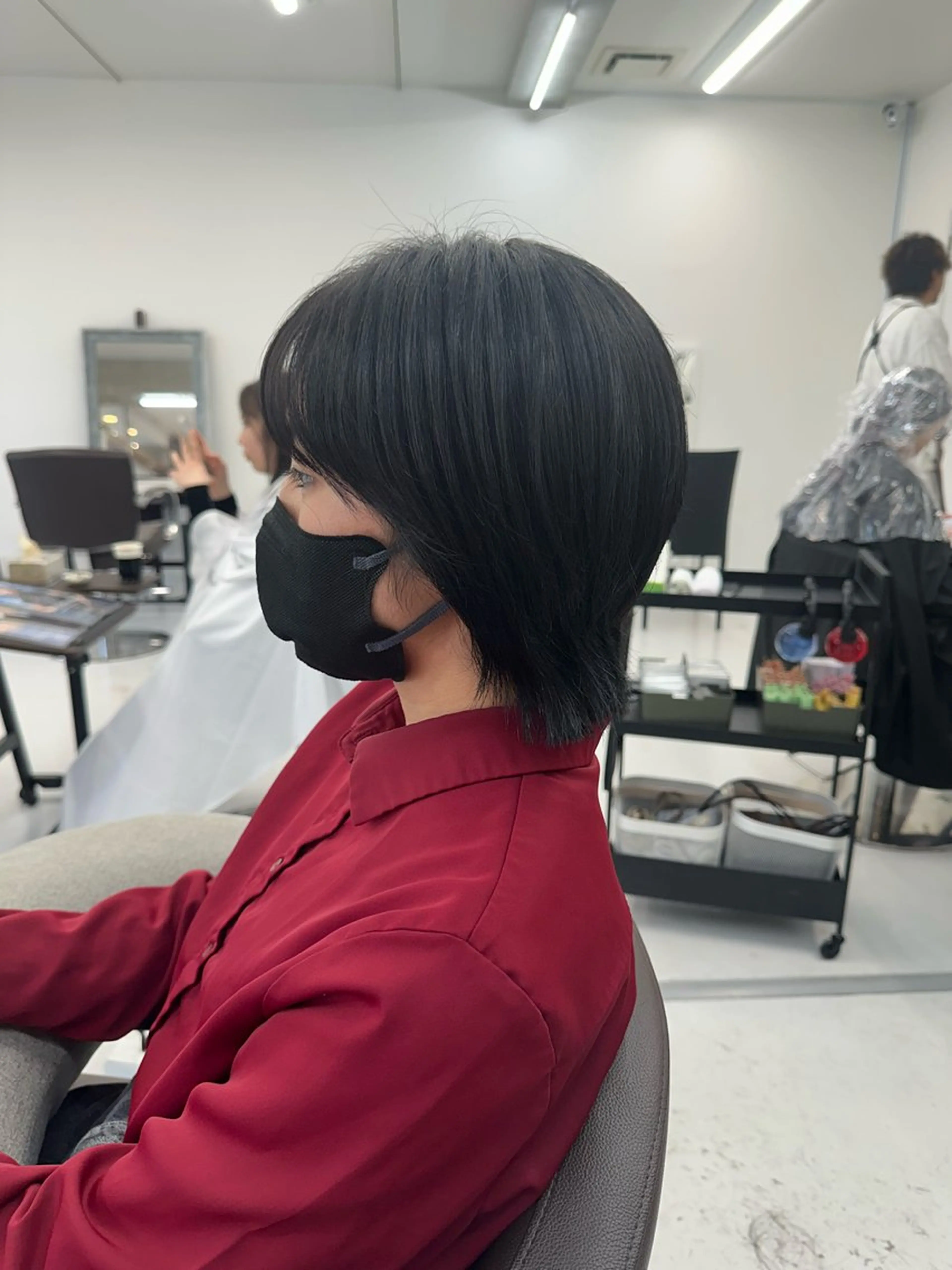 ショート ショートヘア ウルフカット 山崎結菜 髪質改善💎のヘアスタイル