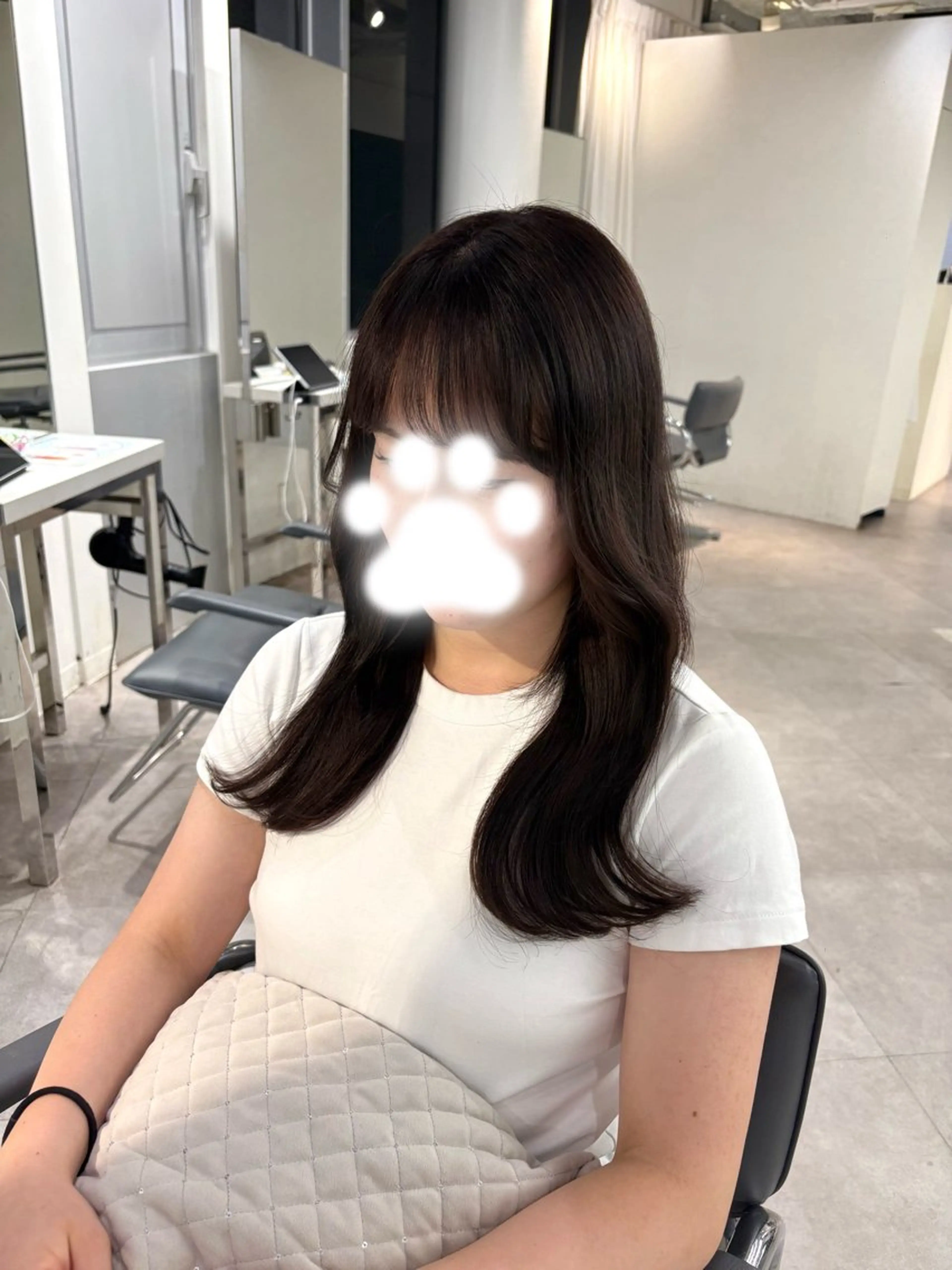 ロング カラー ヘアカラー トリートメント モデル募集in渋谷 ソナのヘアスタイル