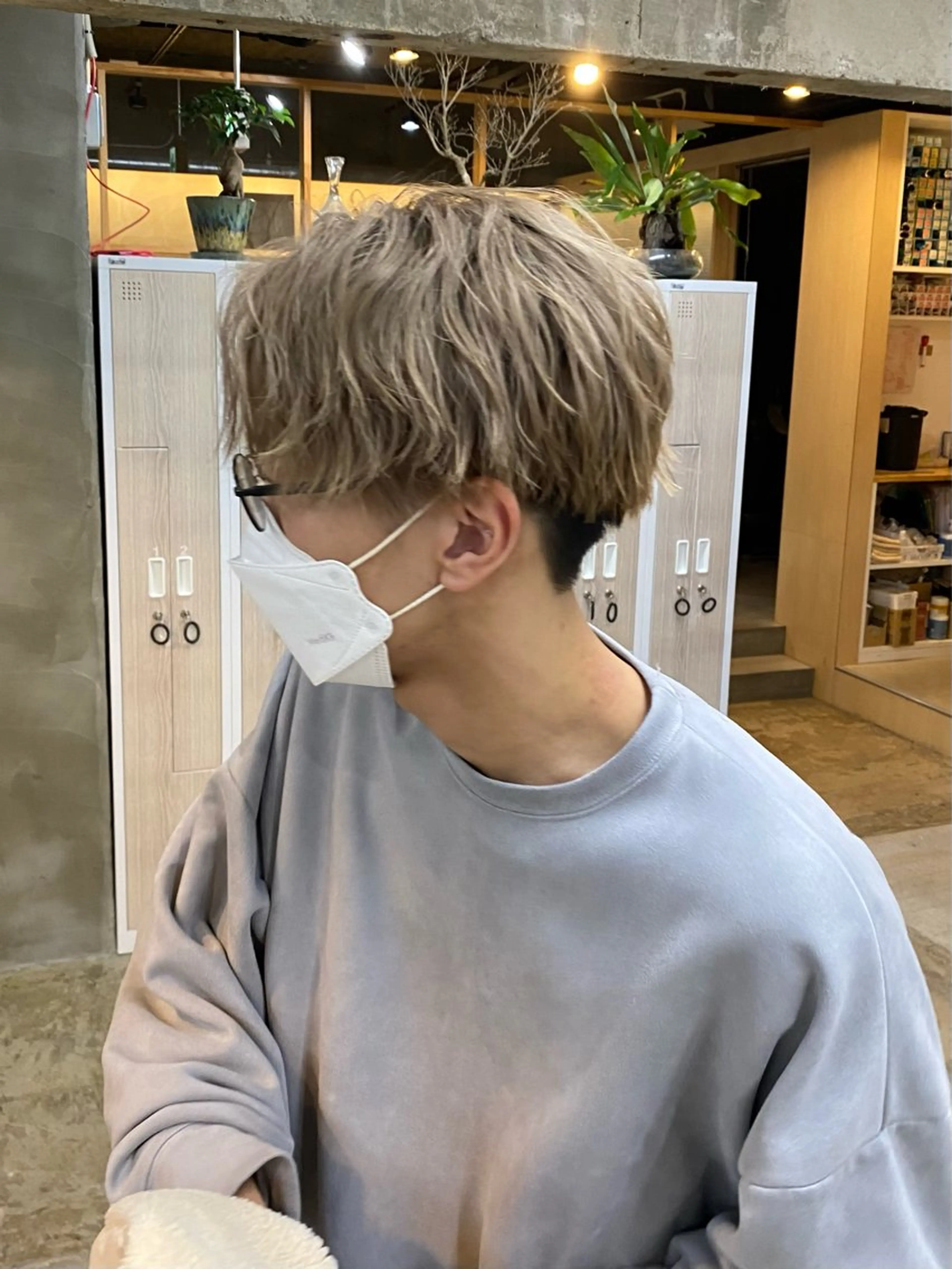 ショート メンズ シミズ アスカのヘアスタイル