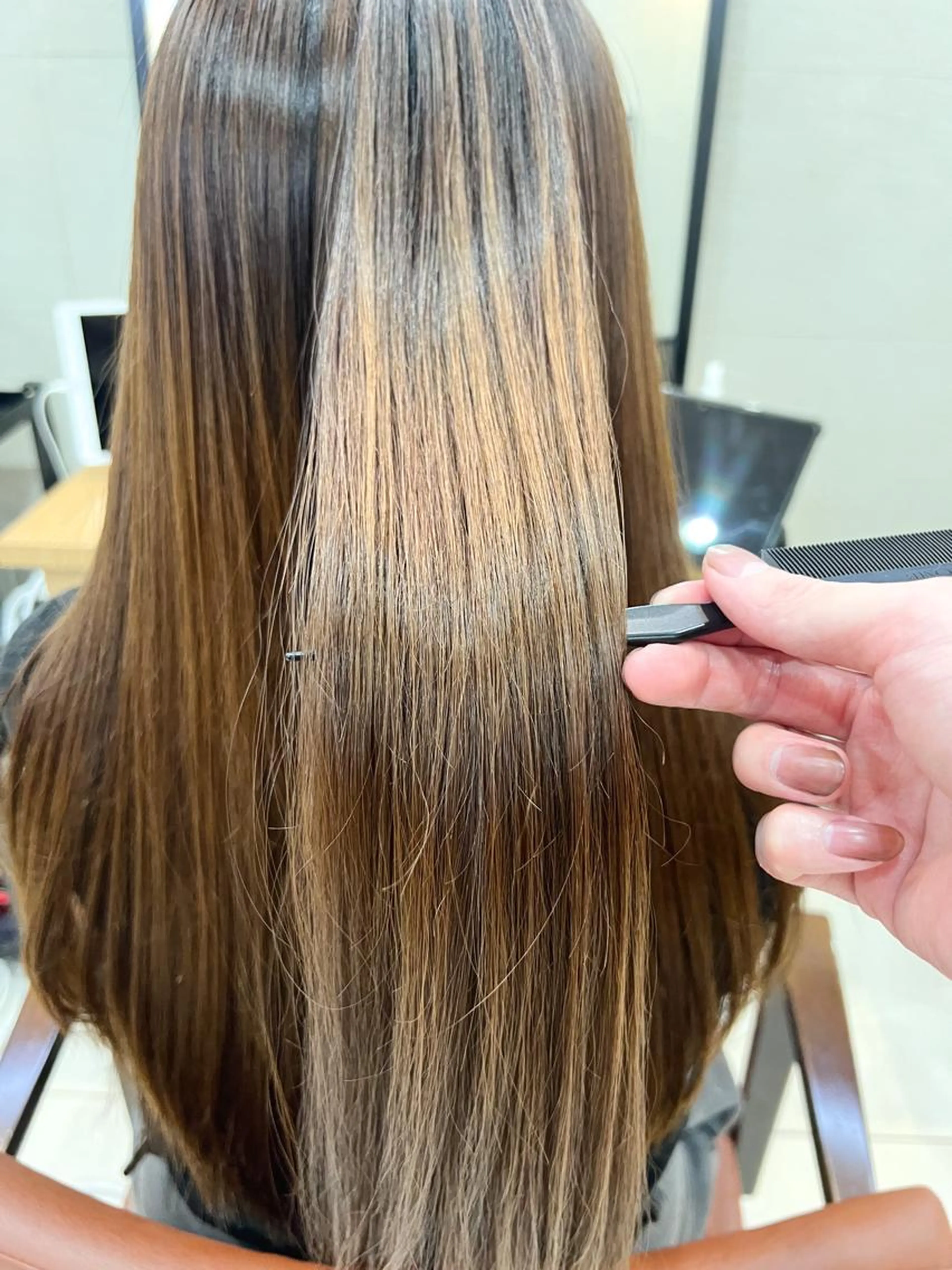 【 最強縮毛✨】地毛風ストレート✨(質感🆙ブリーチ毛も可⁉️)メンズも🙆‍♀️の写真