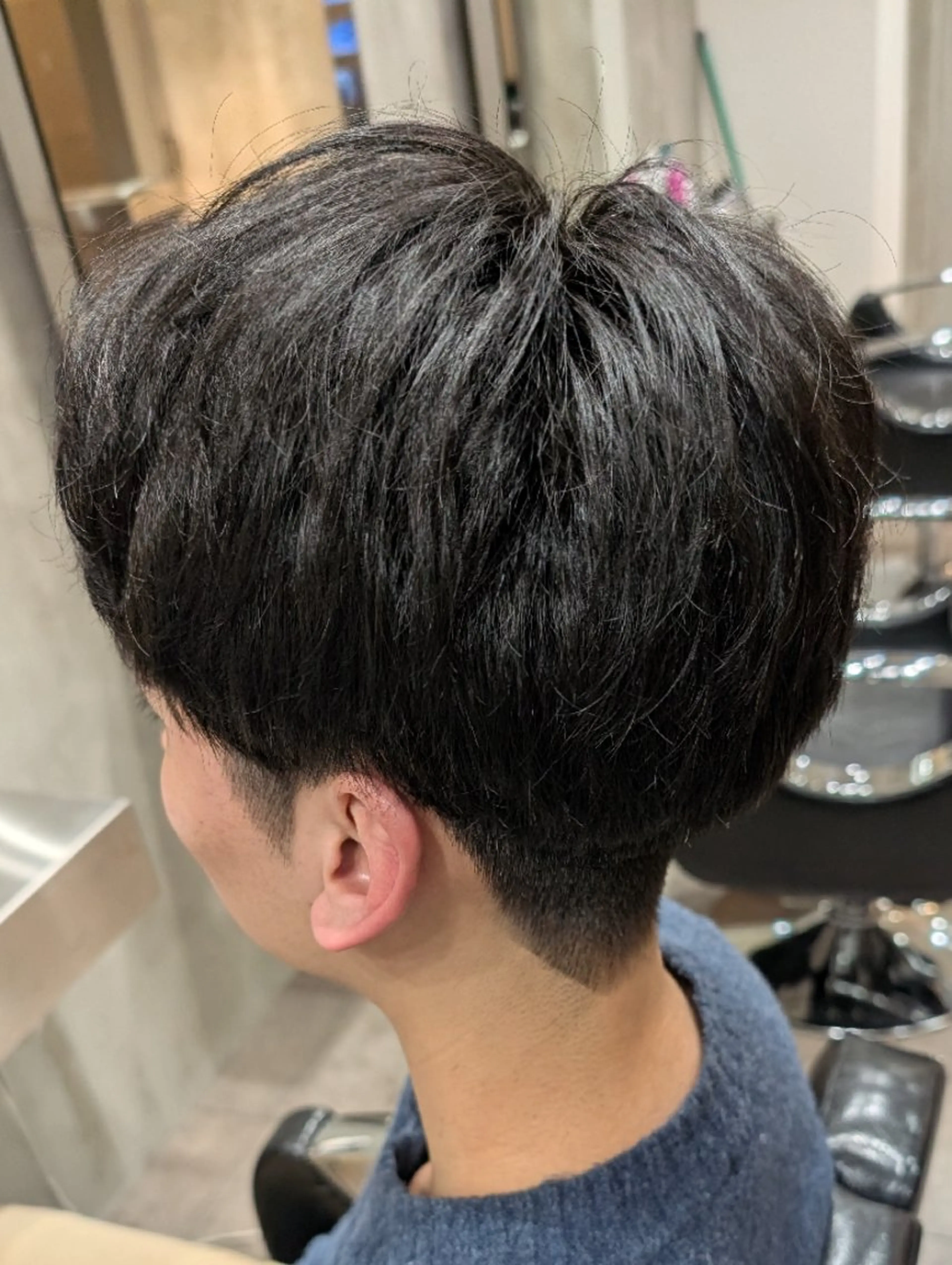 ミディアム メンズ カット QOL円山 YUTOのヘアスタイル