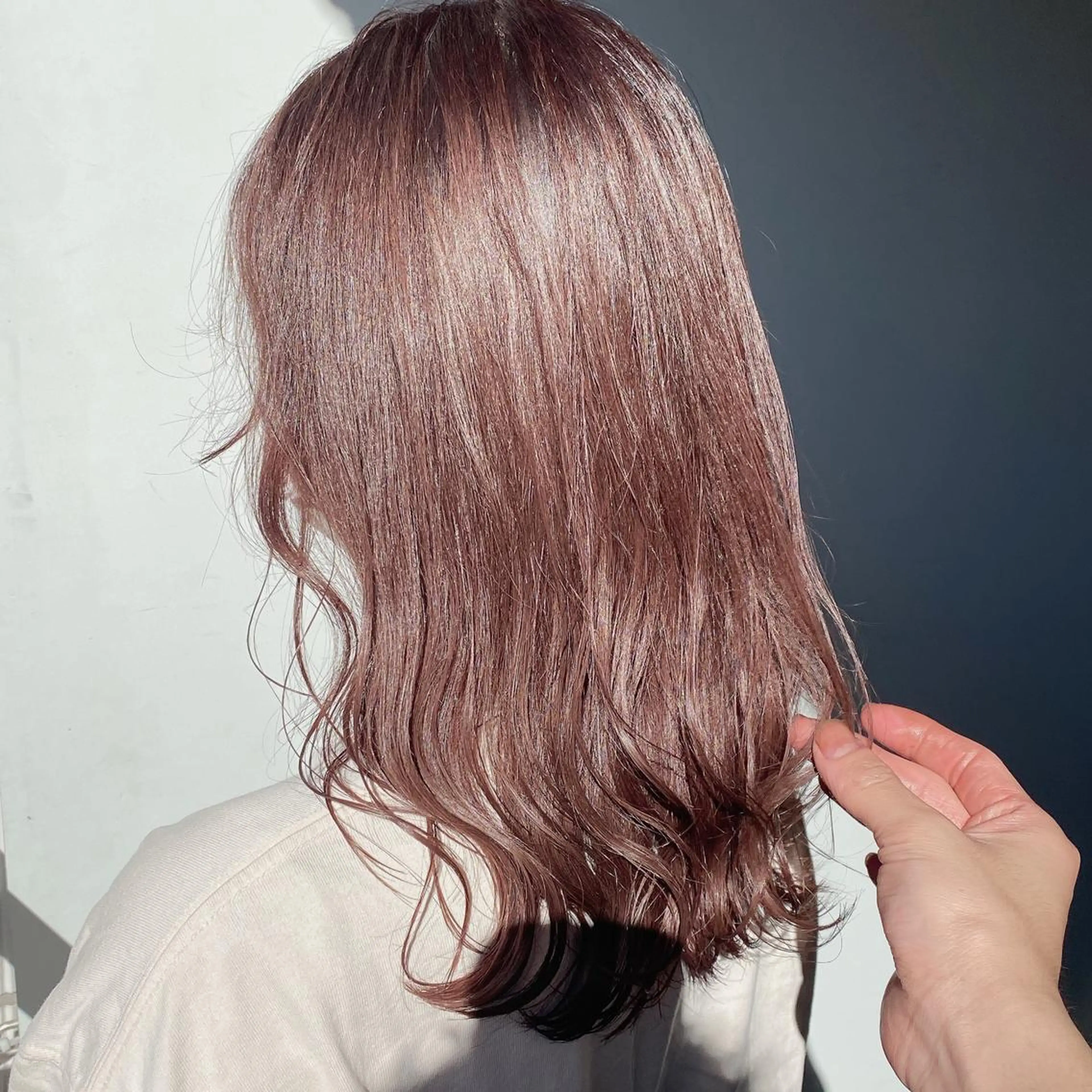 ミディアム カラー 似合わせカット 【髪質改善のプロ】 上野/EMILのヘアスタイル