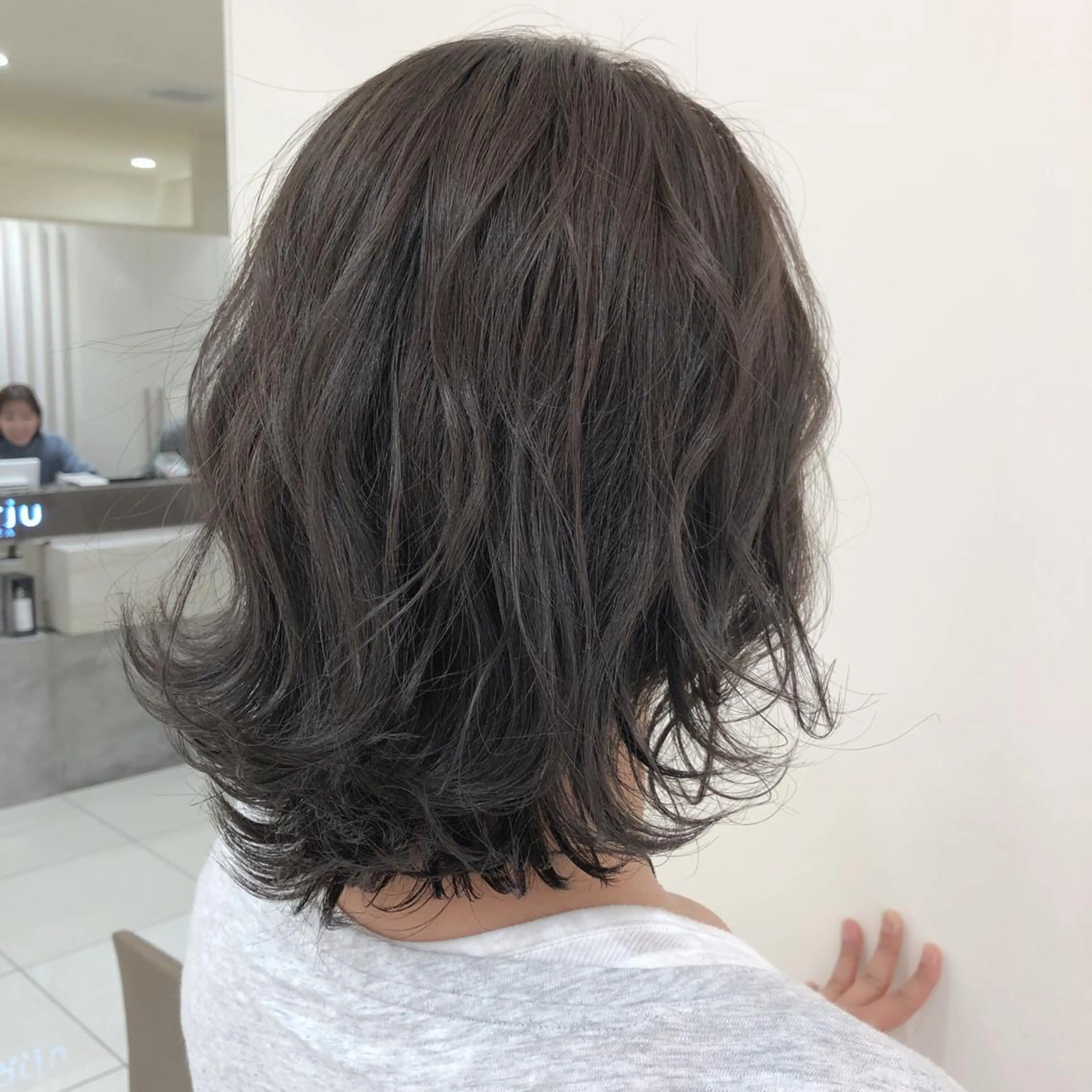 ミディアム カラー 【髪質改善】 梅田　聡のヘアスタイル
