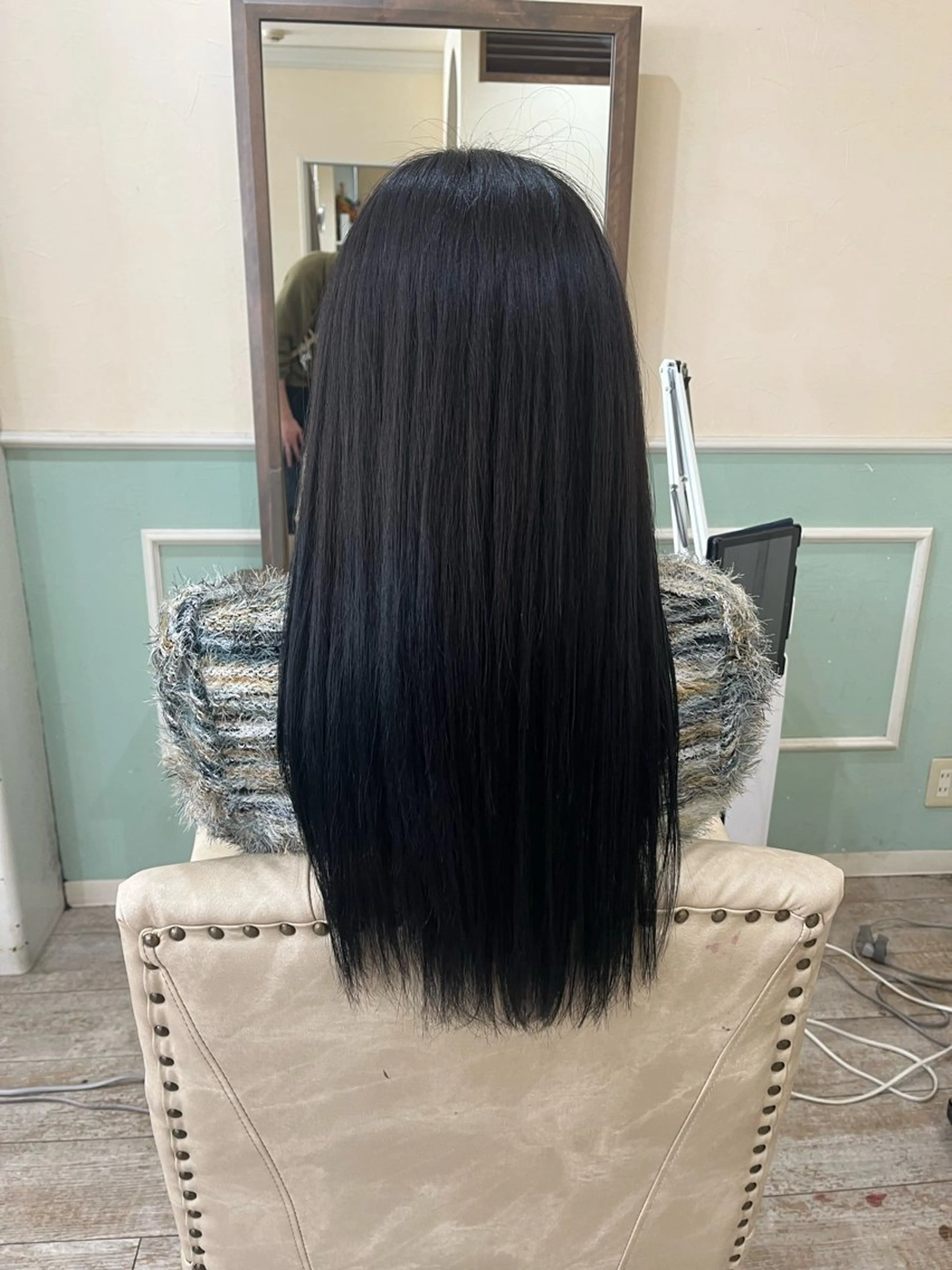 トリートメント ショートボブモデル縮 毛艶髪津田パーマのヘアスタイル