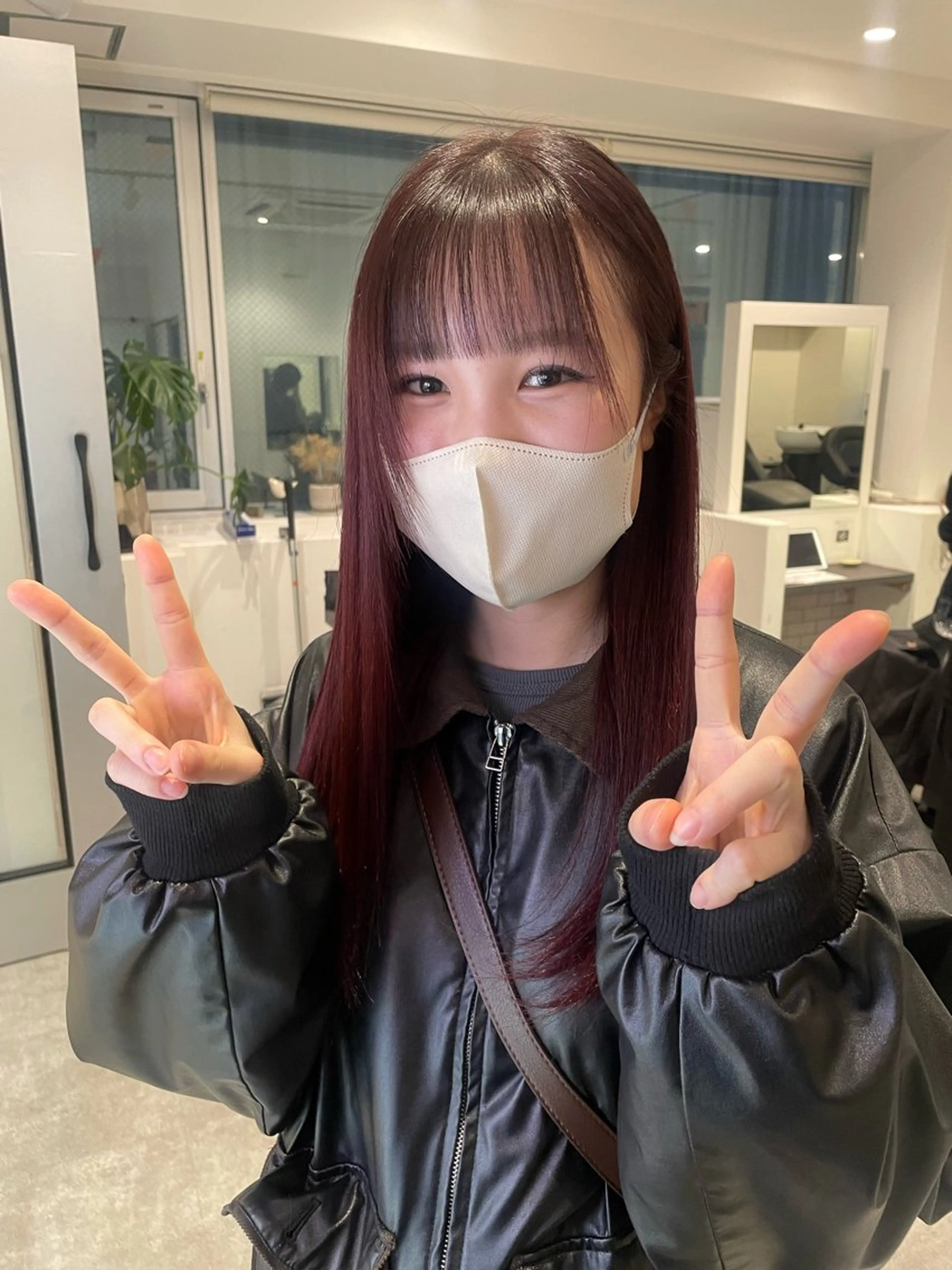 ロング カラー 京都美容師 塩のヘアスタイル