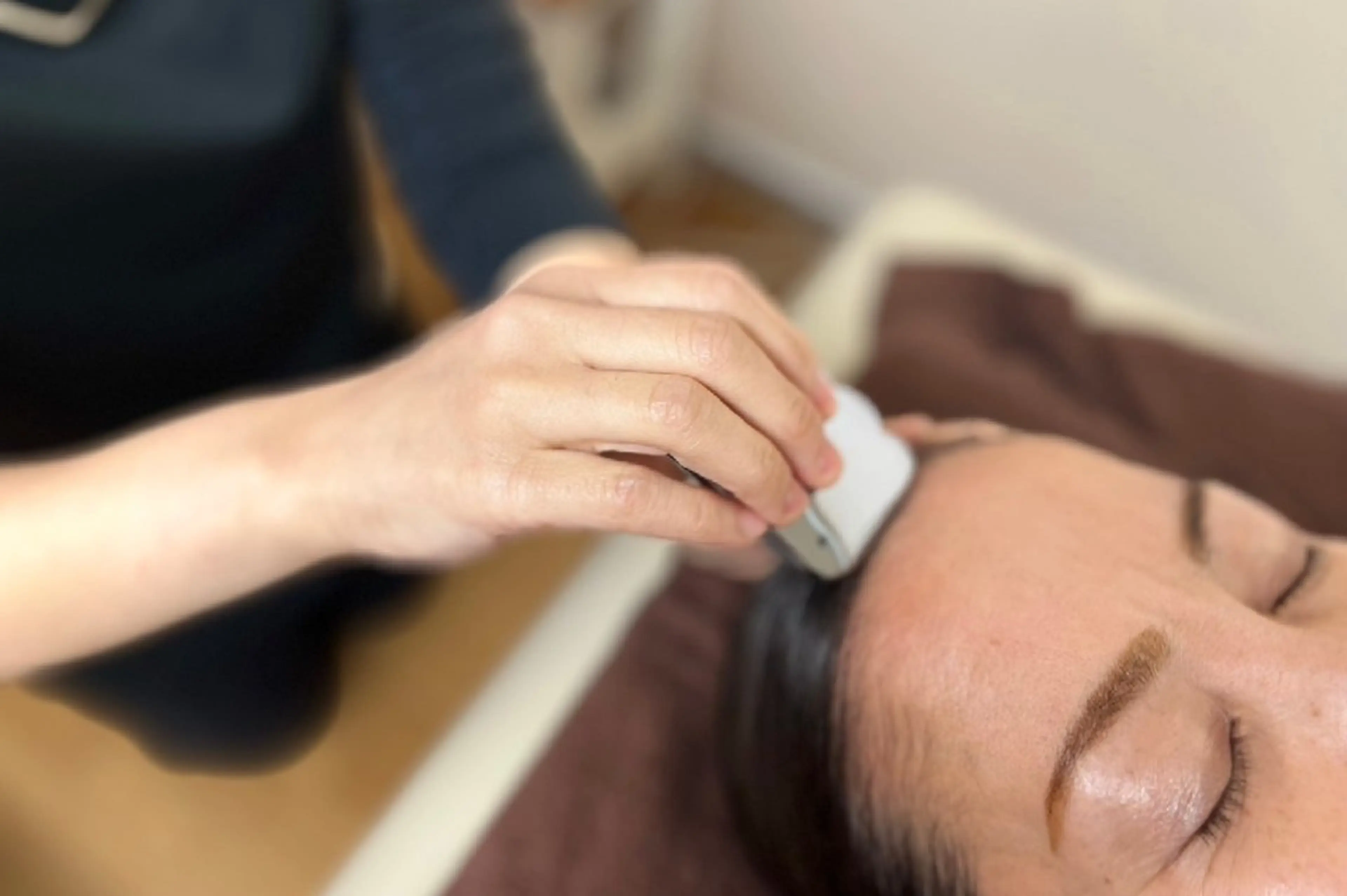 ミニモ限定!首肩スッキリ頭かっさセット60分(ボディケア40分+頭かっさ20)の写真