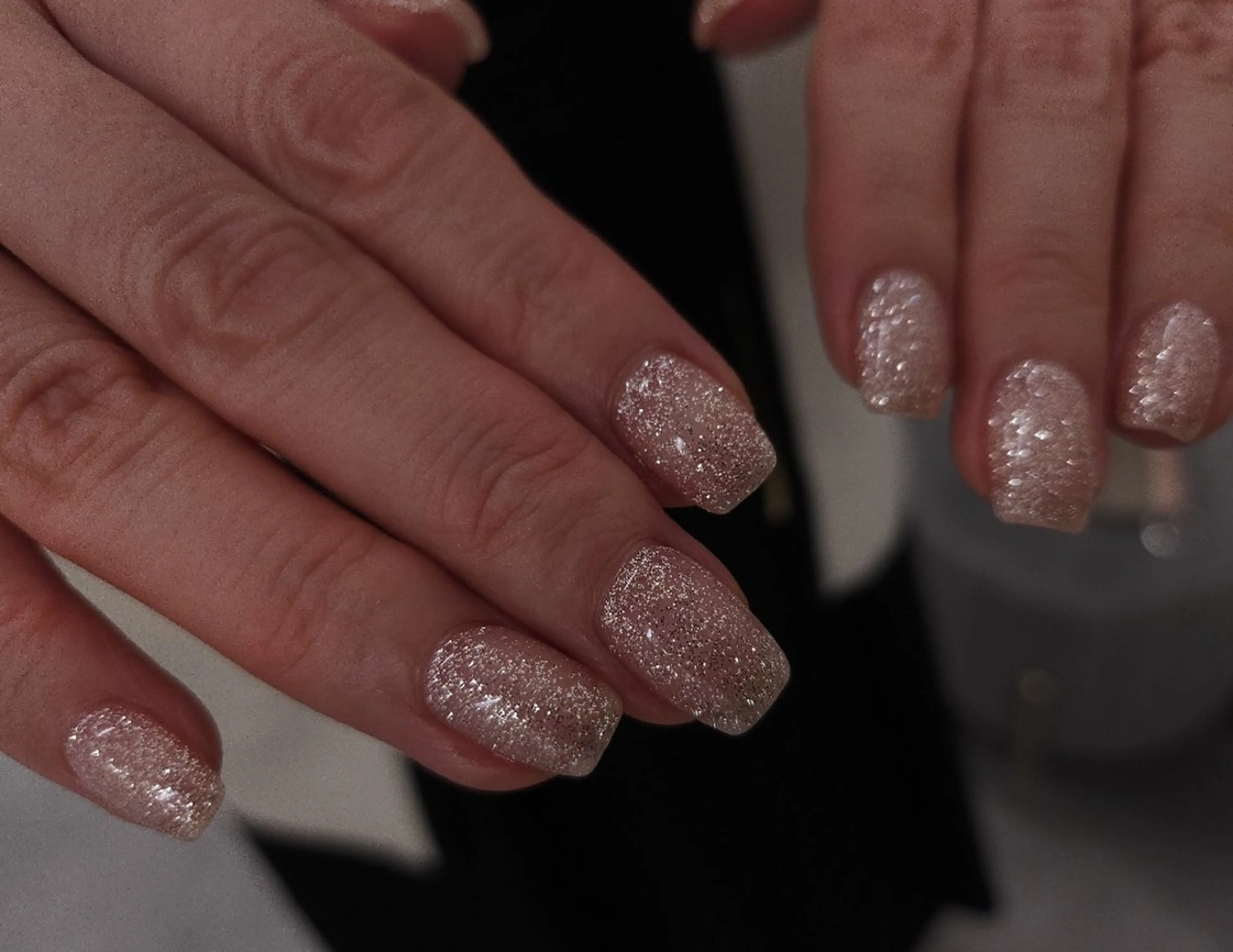 ネイル フラッシュネイル ジェルネイル キラキラネイル ワンカラーネイル パラジェル ハンドネイル puku nail 🌼kazu🌼のネイルデザイン