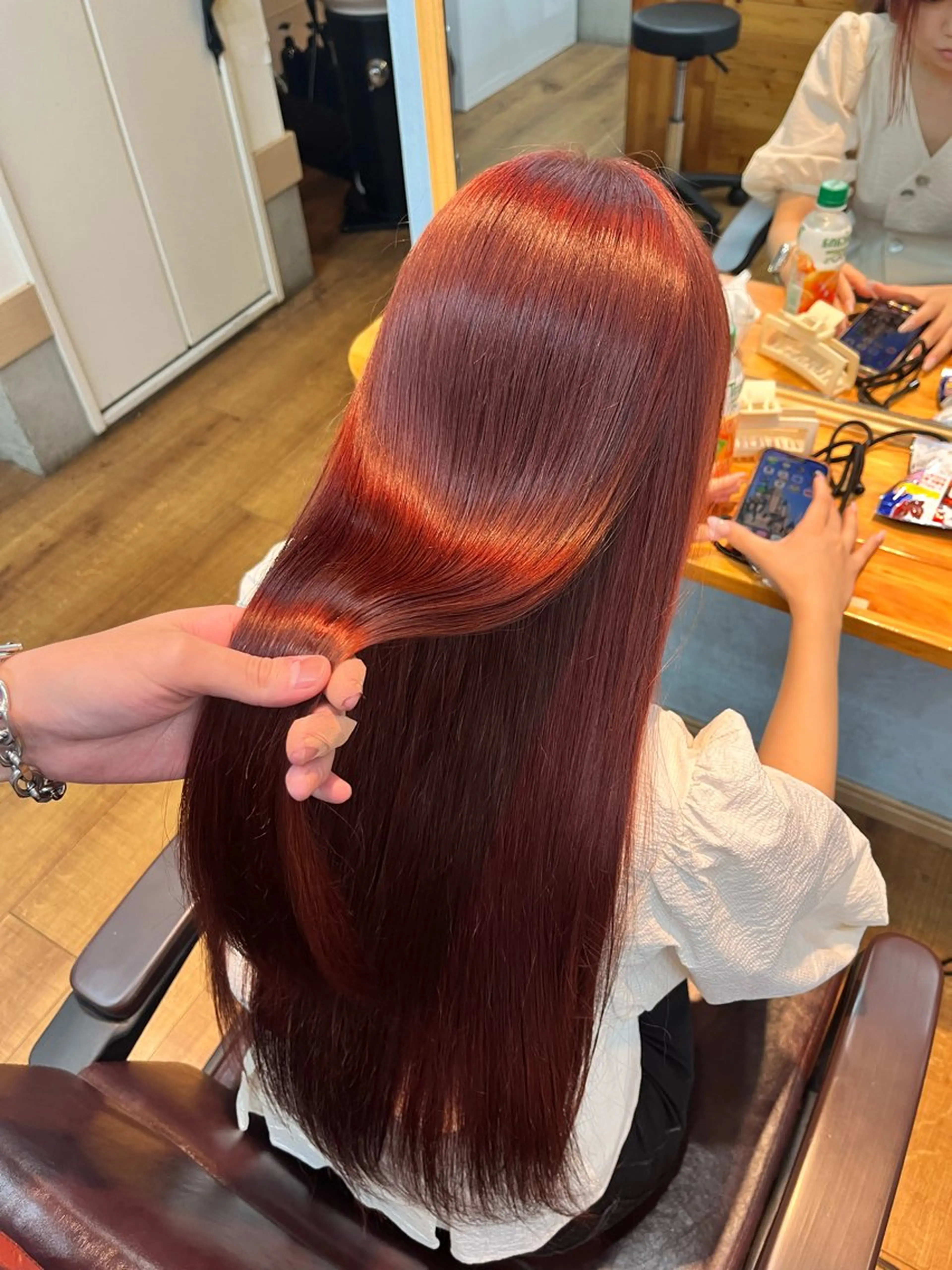ロング カラー ダブルカラー インナーカラー 髪質改善 ヘアカラー トリートメント ヘッドスパ 🫧ハイトーン/ ブリーチ🫧白石航汰のヘアスタイル