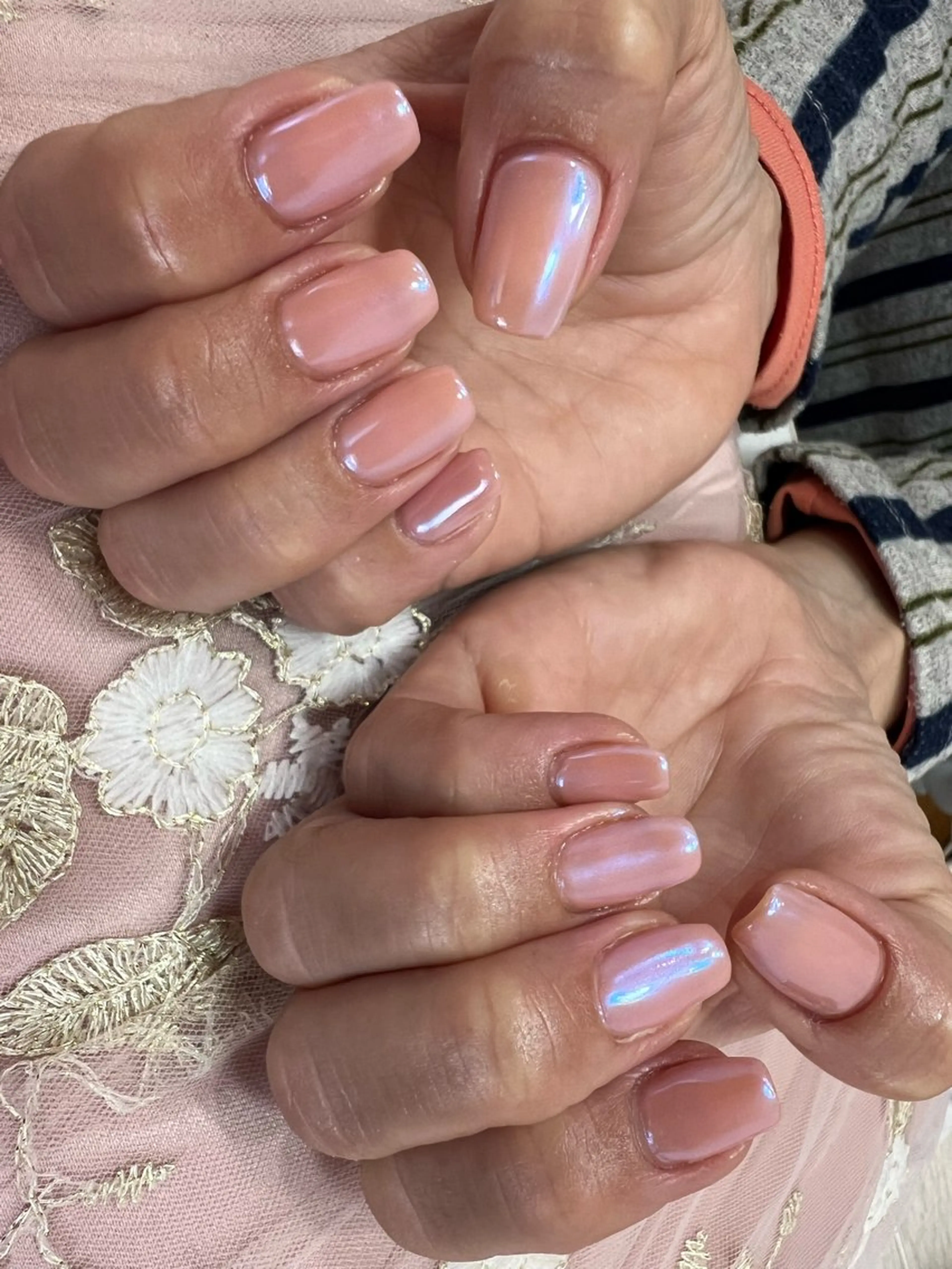 ネイル オーロラネイル Luminous ⭐︎のネイルデザイン