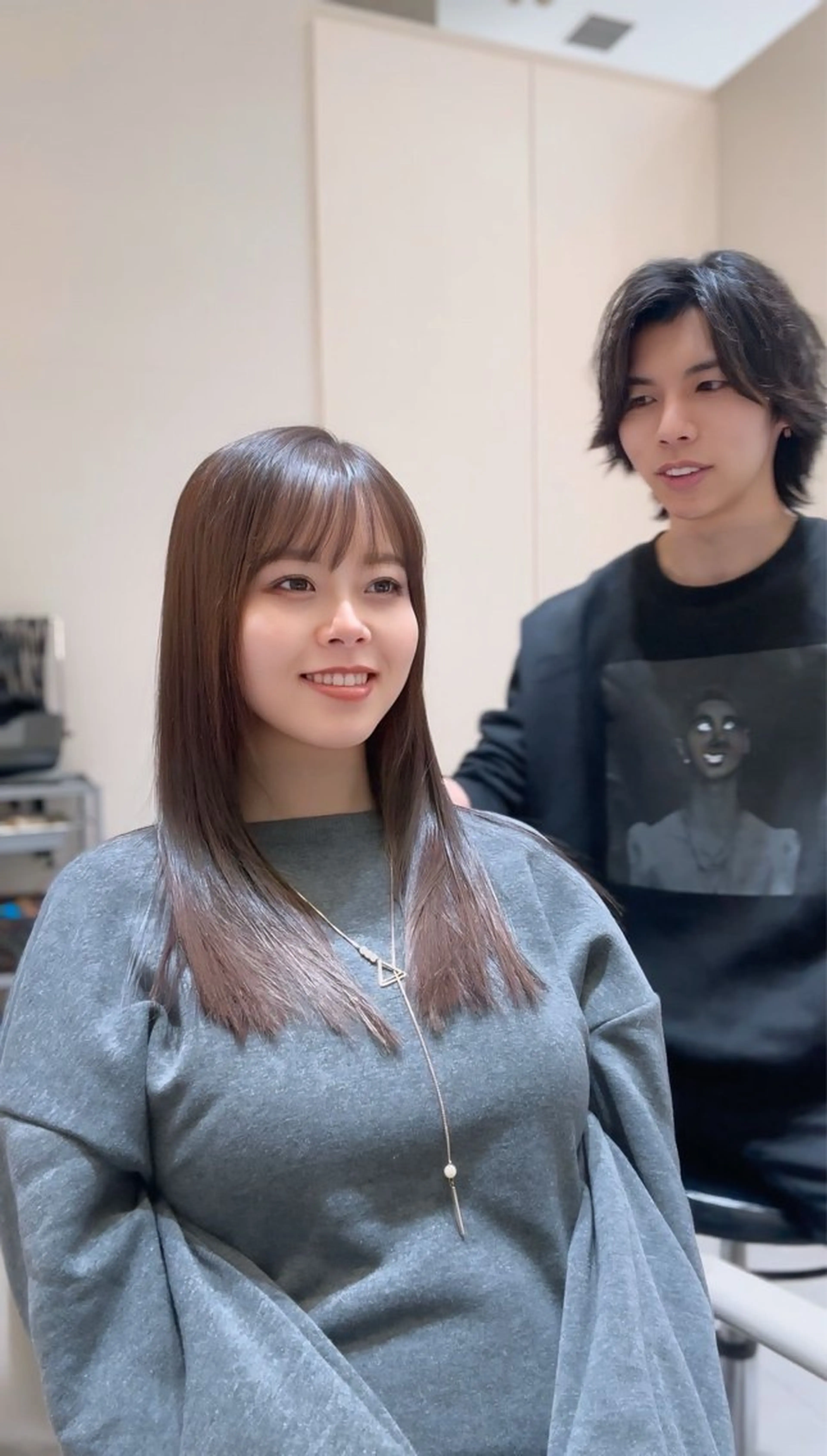 ロング 縮毛矯正特化 k-two土田陸登のヘアスタイル