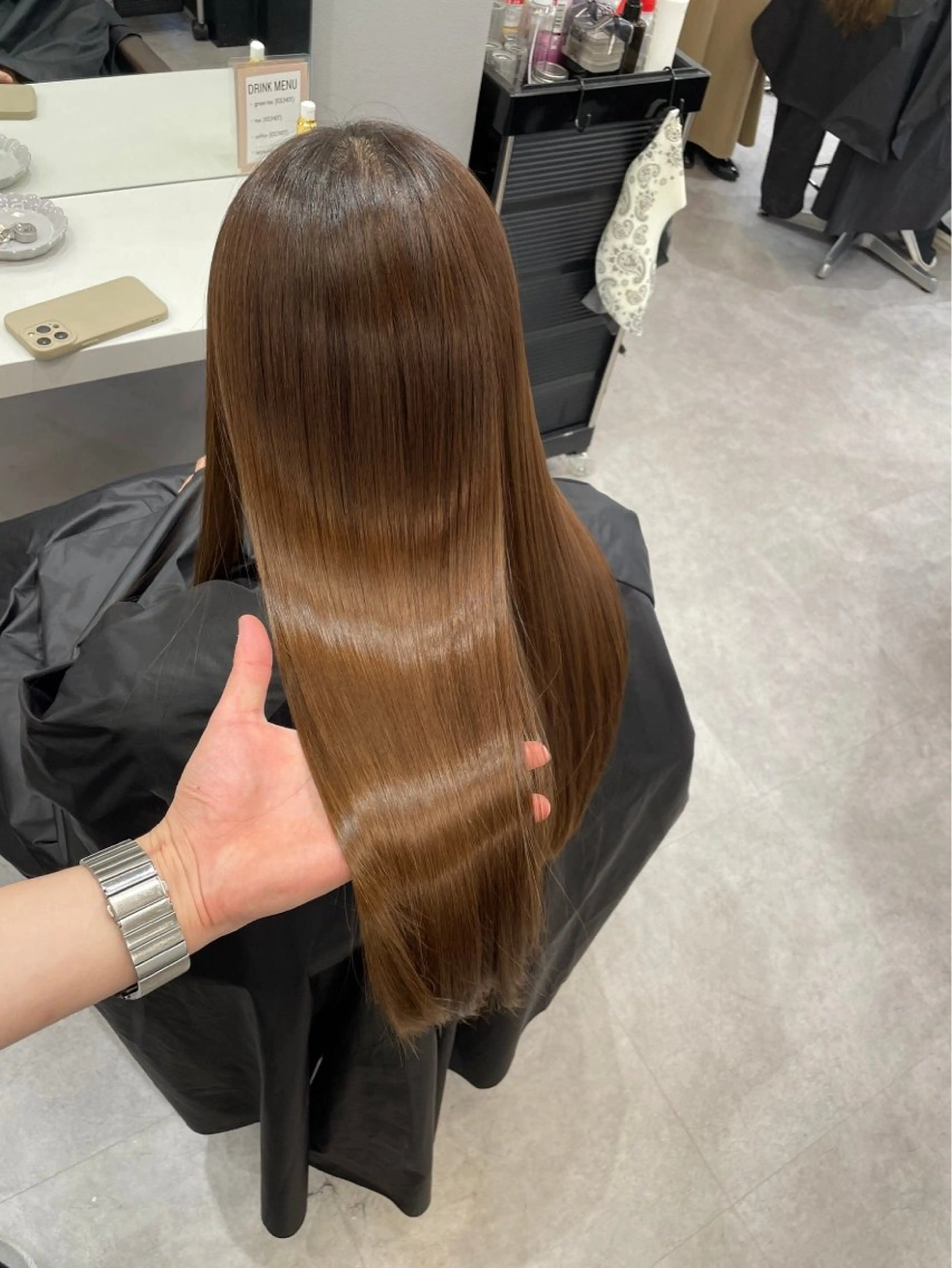 ロング 艶髪/縮毛矯正/ Core mikuaのヘアスタイル